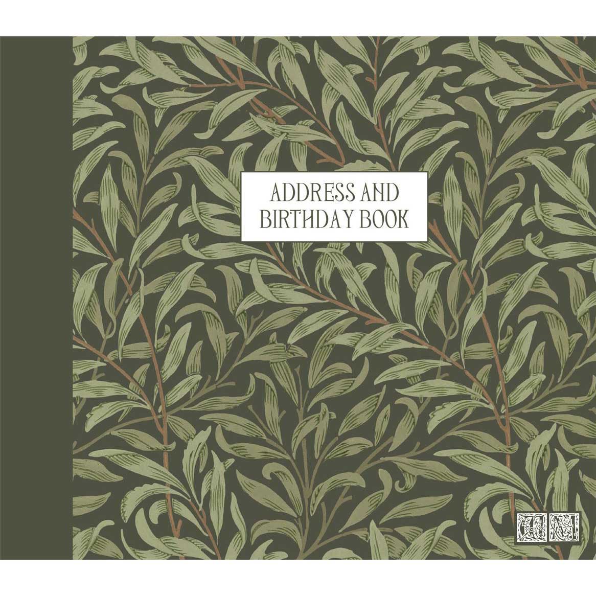 Morris Willow & Rose Address & Birthday Book