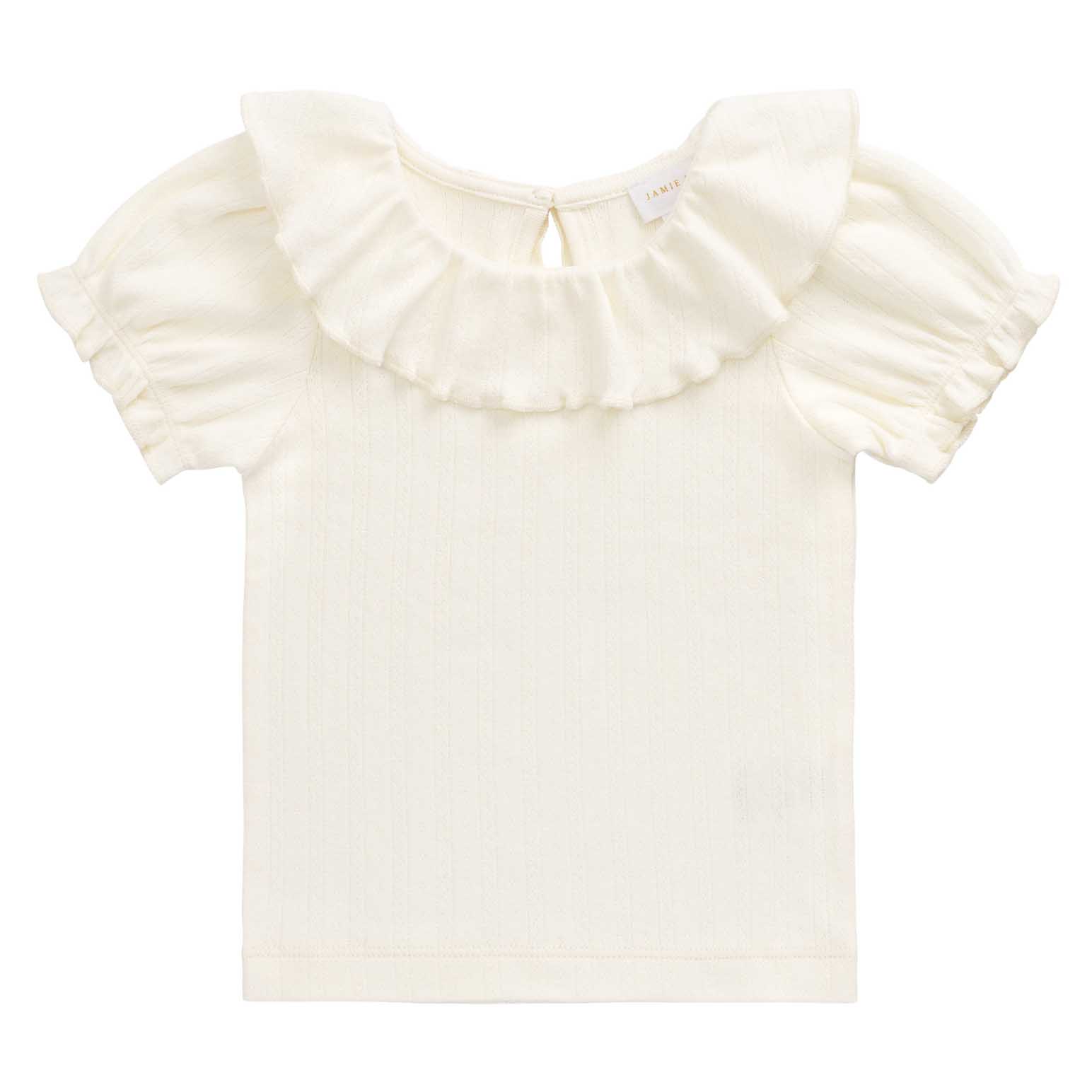 Jamie Kay Organic Cotton Pointelle Marlene Top 3-5Y