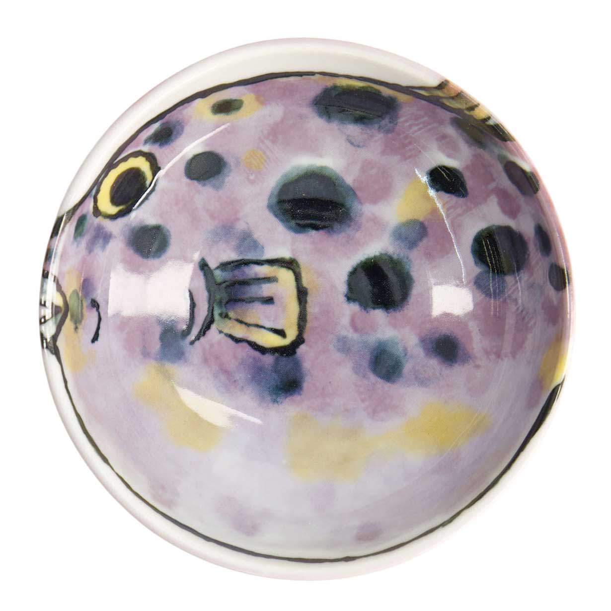 Tokyo Design Studio Seafood Dish 9.5x3cm Fugu Purple