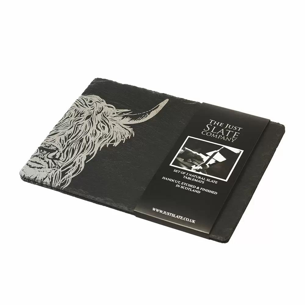Selbrae House 2 Placemats - Highland Cow