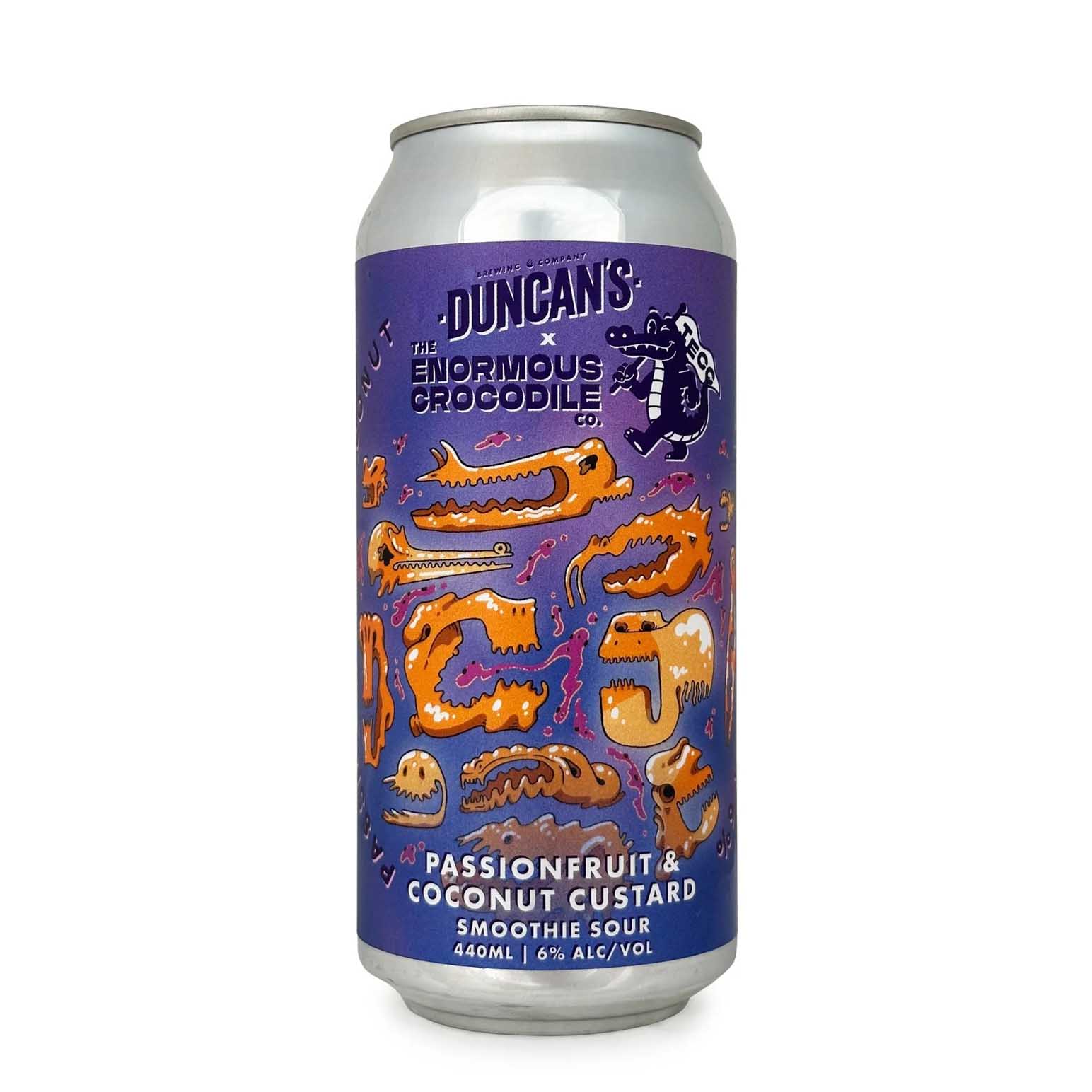 Duncan's Passionfruit & Coconut Custard, Smoothie Sour 6% 440ml