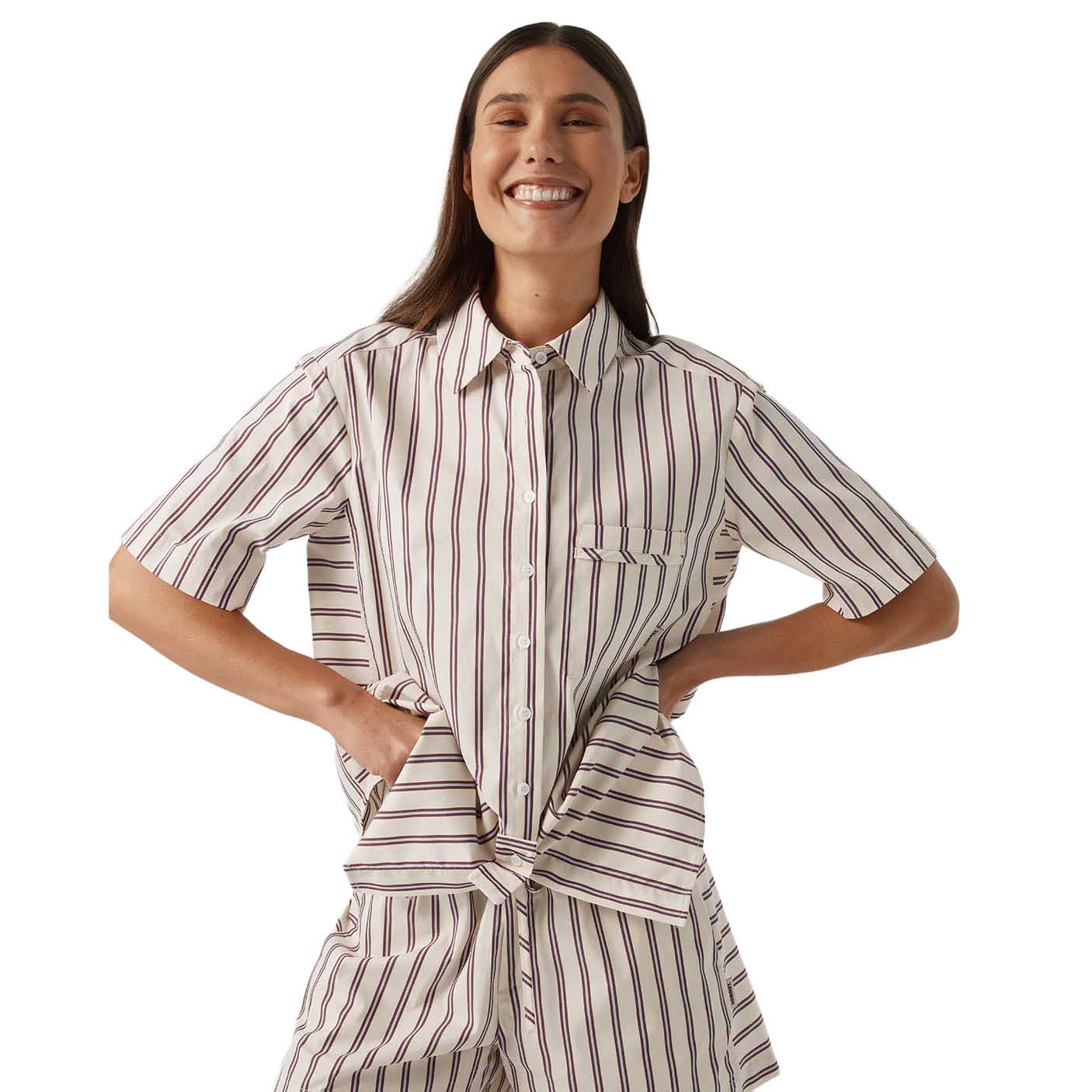 HOMMEY. Scandanavian Collection Short Sleeve Sleep Shirt