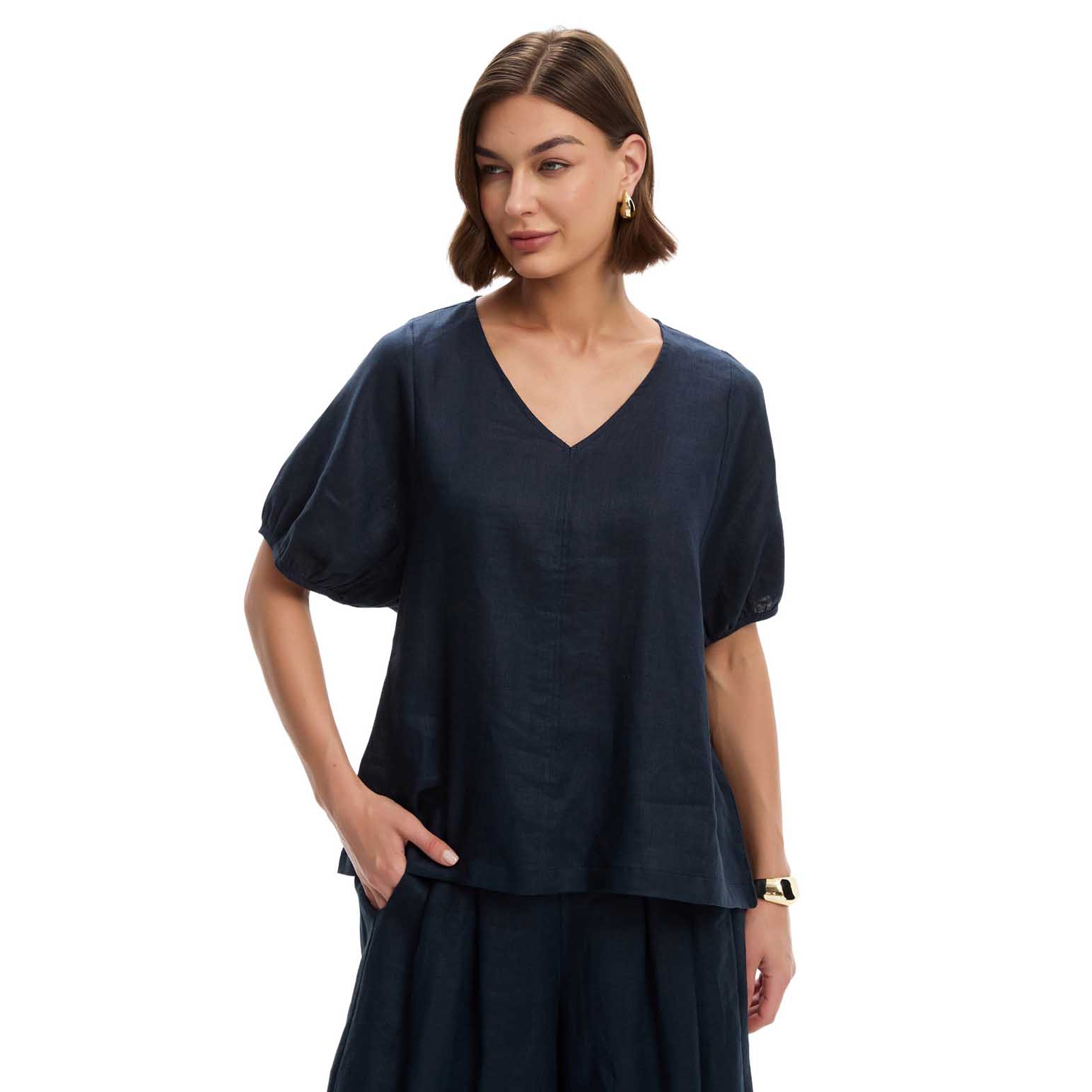 TIRELLI Bishop Sleeve Top