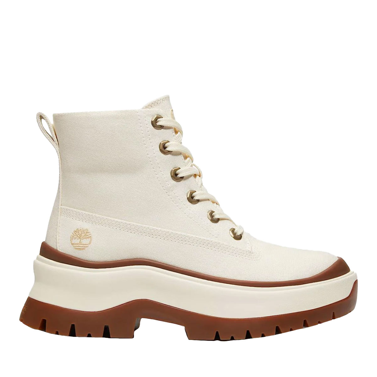 Timberland Womens Roxie Lane Mid ETJ Natural Canvas