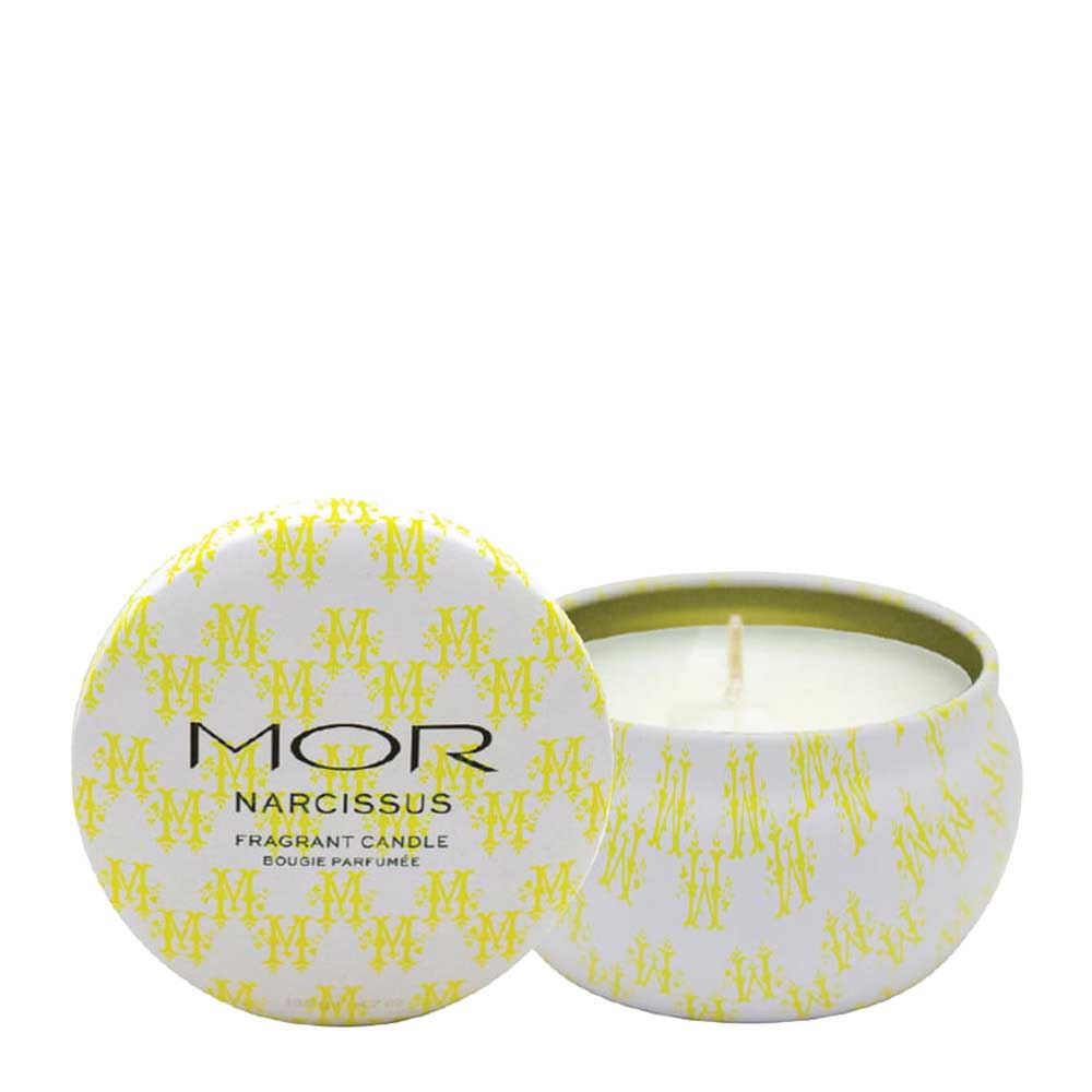 MOR Fragrant Candle in a Tin - Narcissus 135g