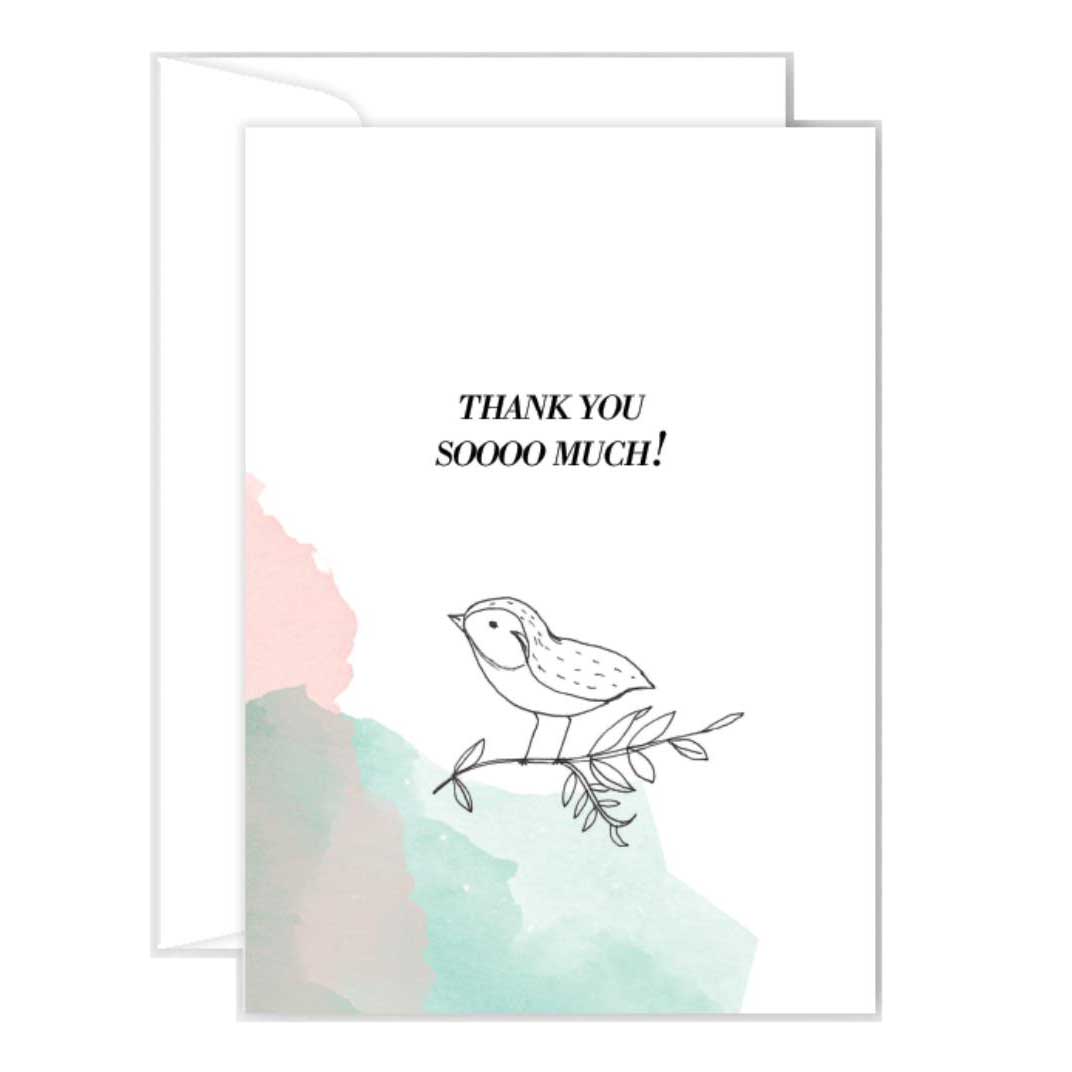 Poppy Card - Thank You Soooo Much