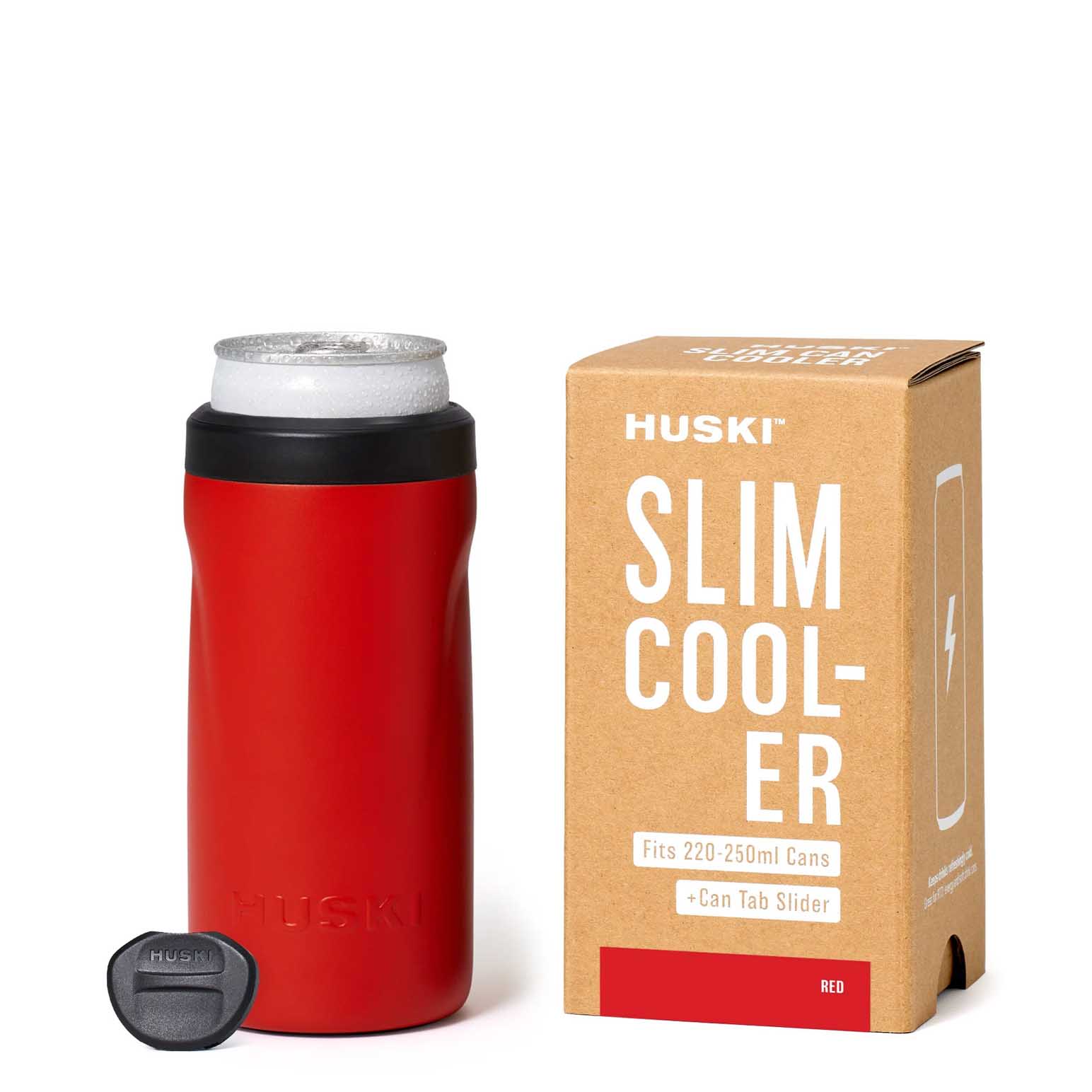 Huski Slim Can Cooler - Red