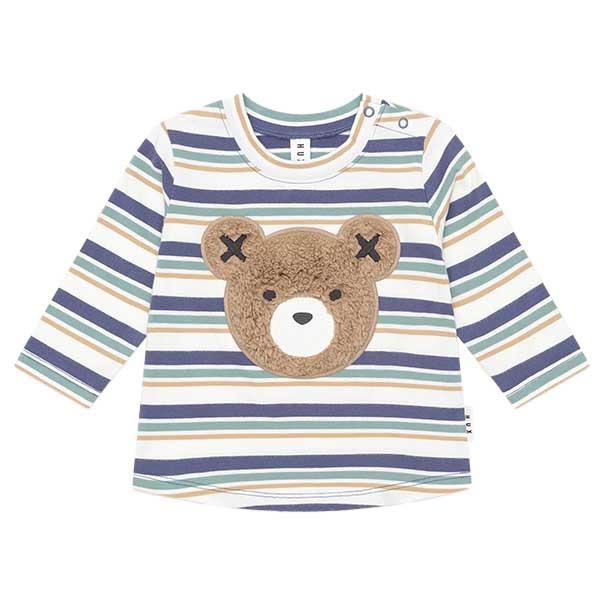Huxbaby Multi Stripe Top 3-5Y
