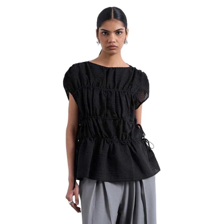 TOPSHOP Ena SS Tie Top