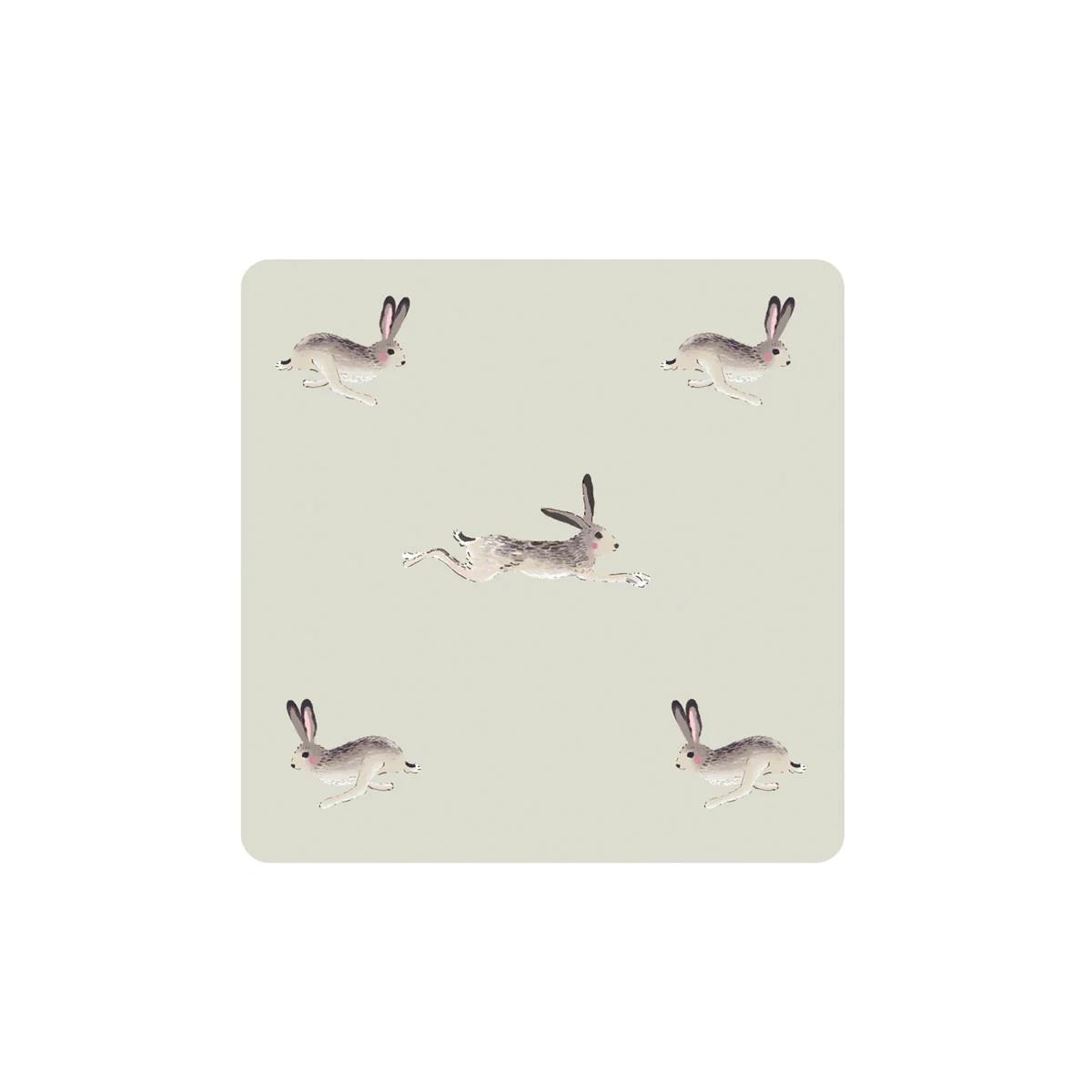 Sophie Allport Coasters Set Of 4 Hare