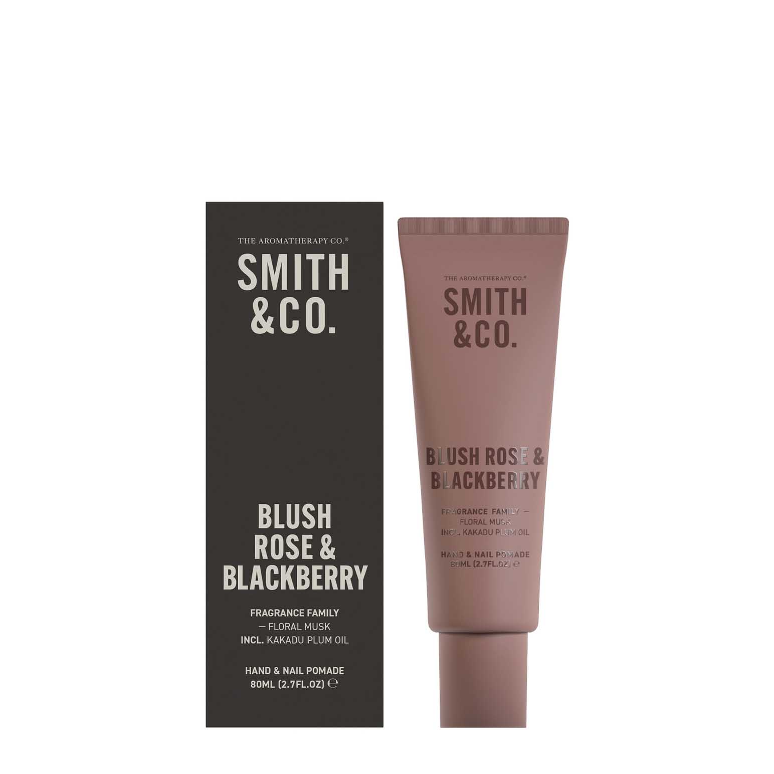 Smith & Co. Hand & Nail Pomade 80ml - Blush Rose & Blackberry