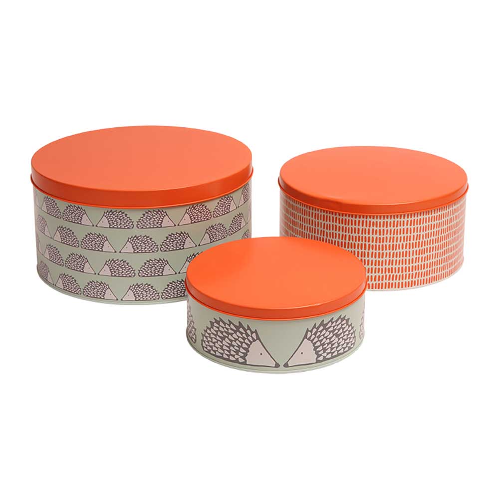 Scion By Dexam Spike Set Of 3 Round Cake Tins
