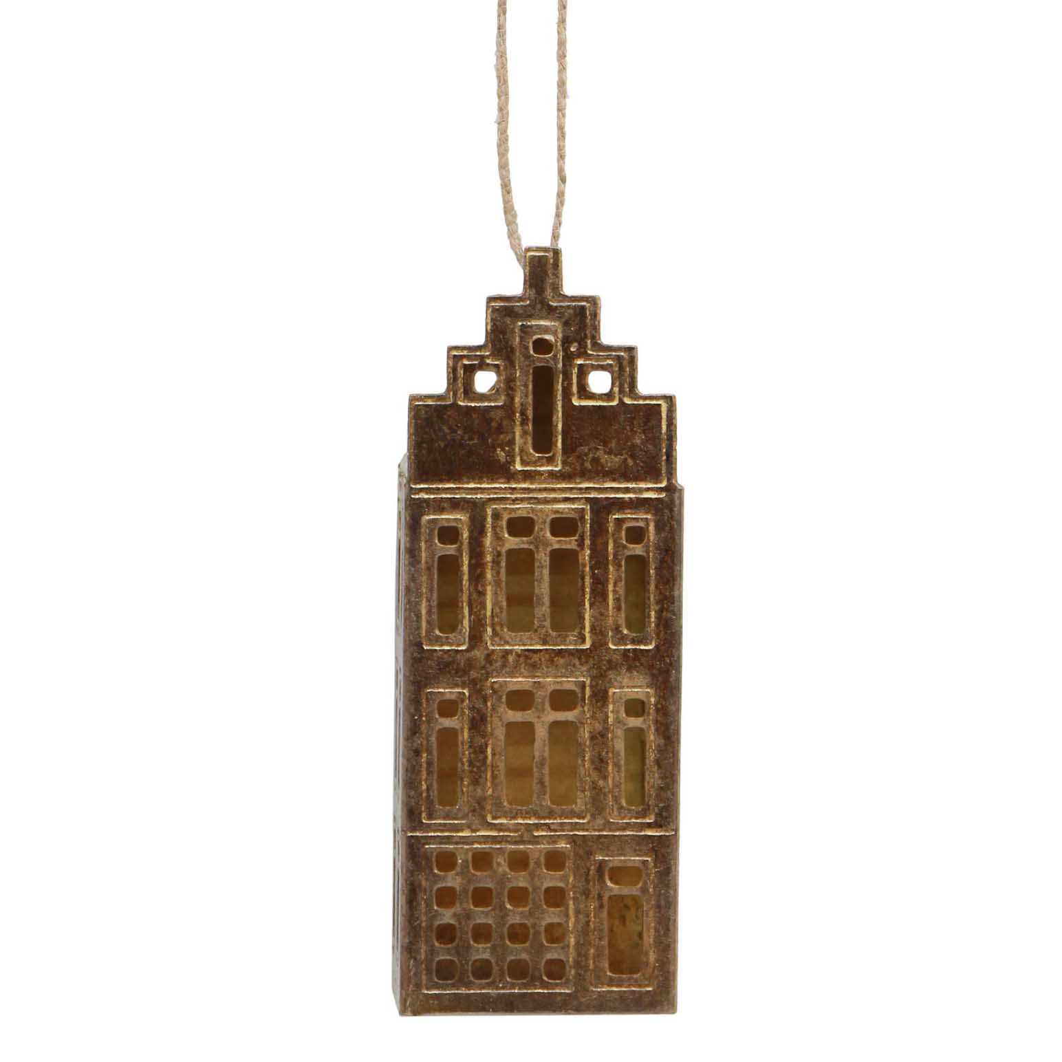 French Country Hanging House Gold