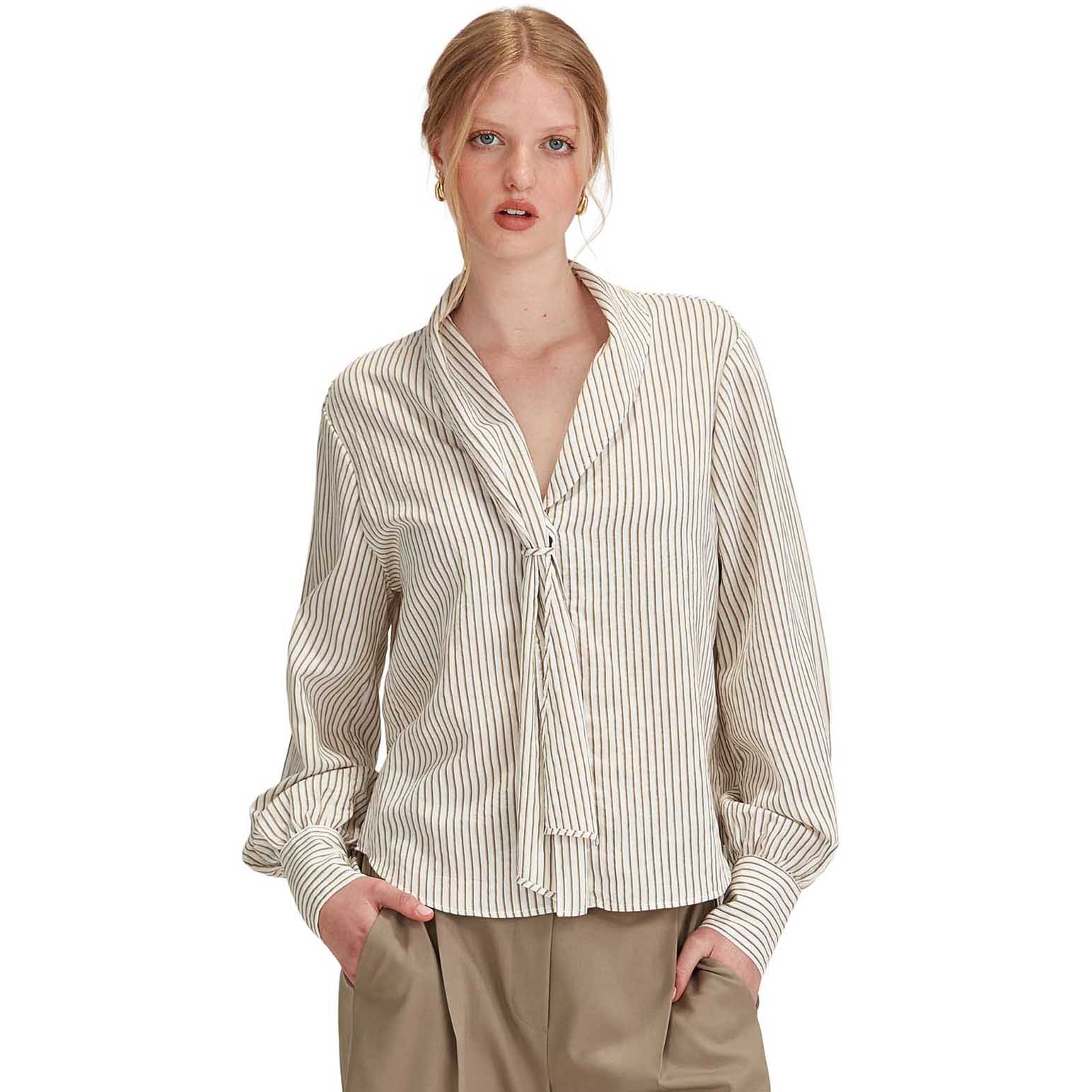 Caroline Sills Diana Stripe Blouse