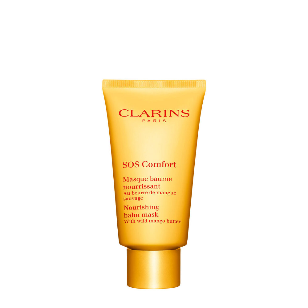 Clarins SOS Comfort Nourishing Balm Mask - Soothing Mango Face Mask