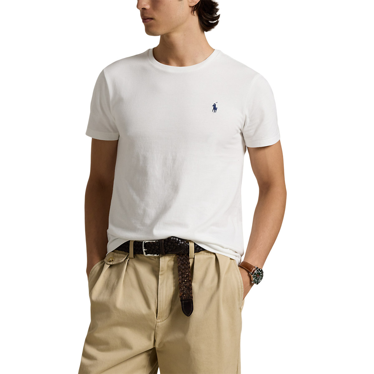 Polo Ralph Lauren Custom Slim Fit Jersey Crewneck T-Shirt