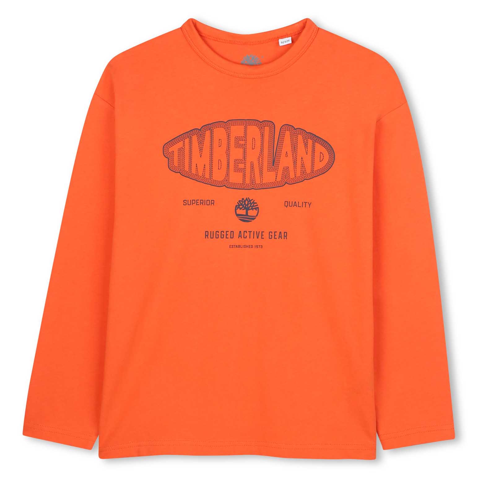 Timberland LS Print Front Tee 4Y-6Y