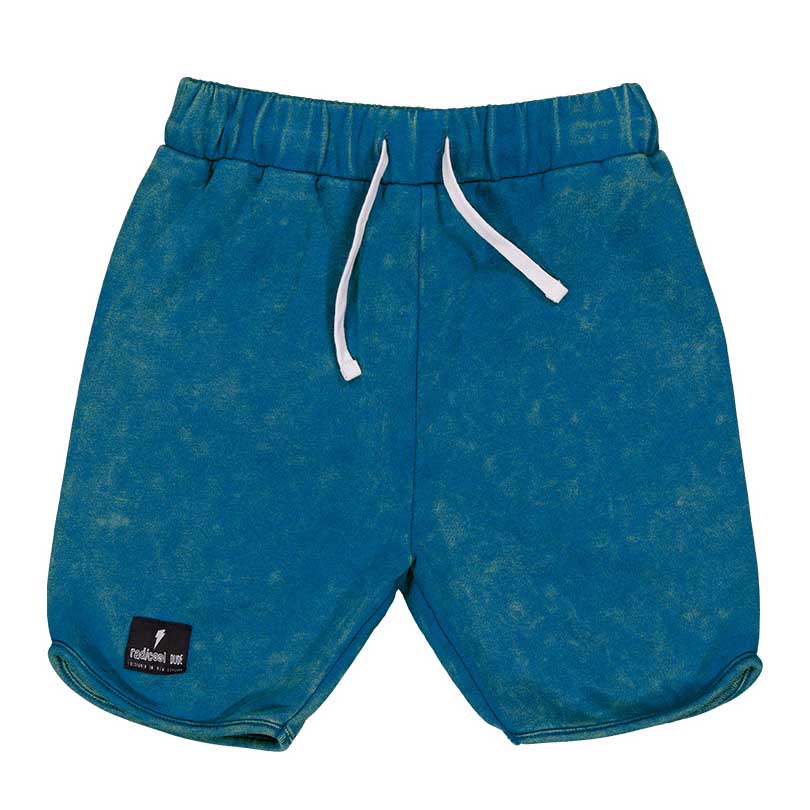 Radicool Dude Petrol Acid Wash Shorts