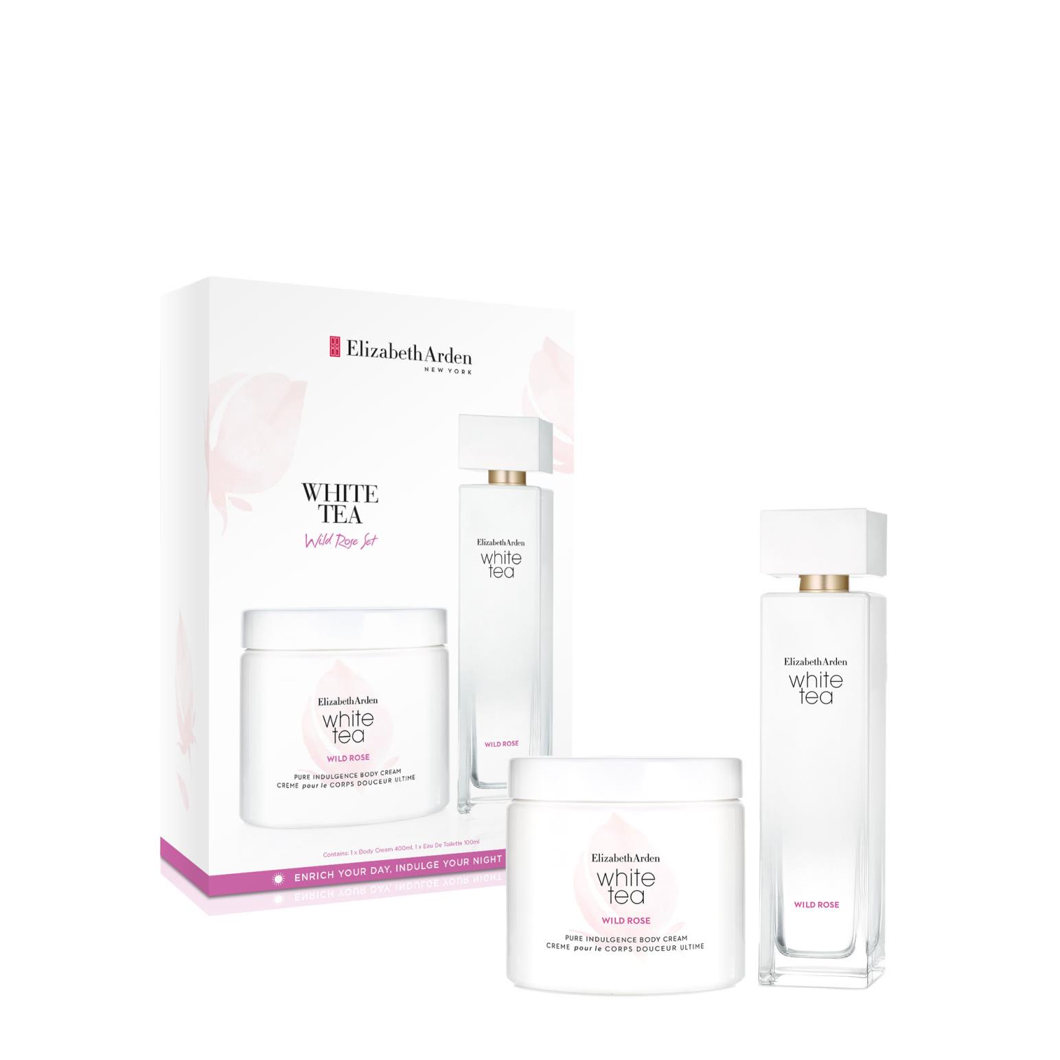 Elizabeth Arden White Tea Wild Rose EDT 100ml Gift Set Xmas 2025