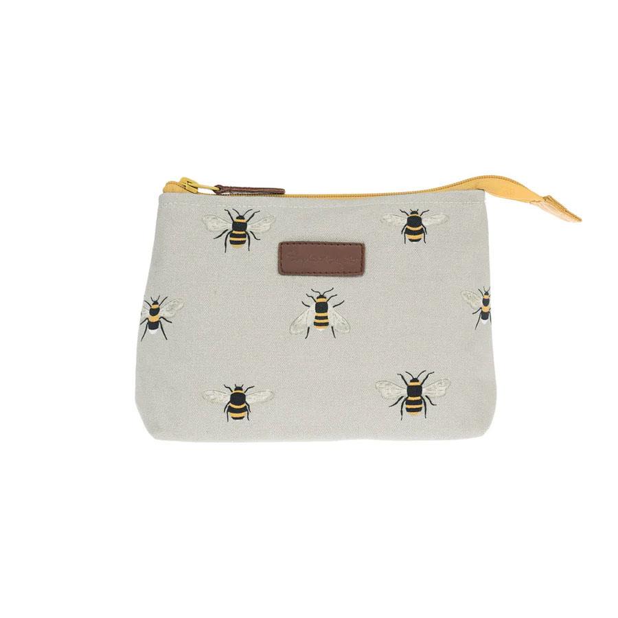 Sophie Allport Makeup Bag Canvas Small - Bees