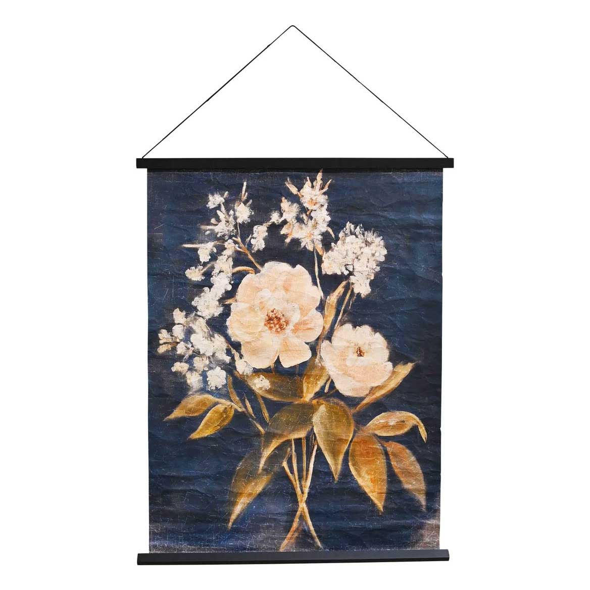 Hanging Paper Scroll Art - Evening Blooms
