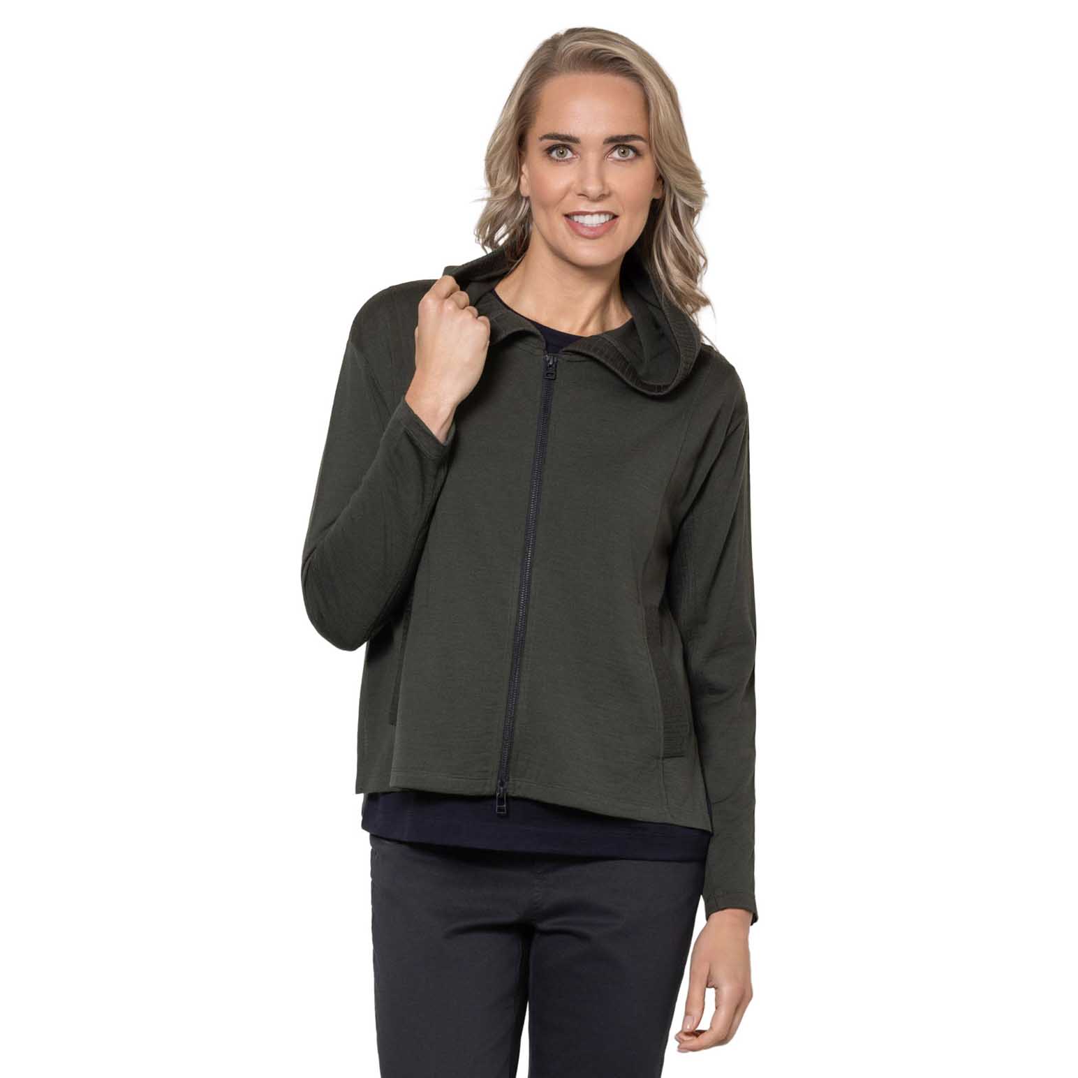 B Essentials by Ballantynes Hooded Zip Through