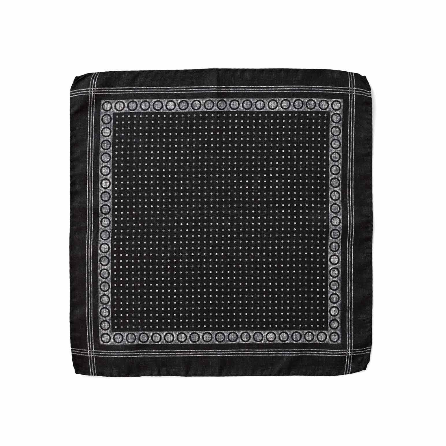 Cambridge Double Spot Pocket Square