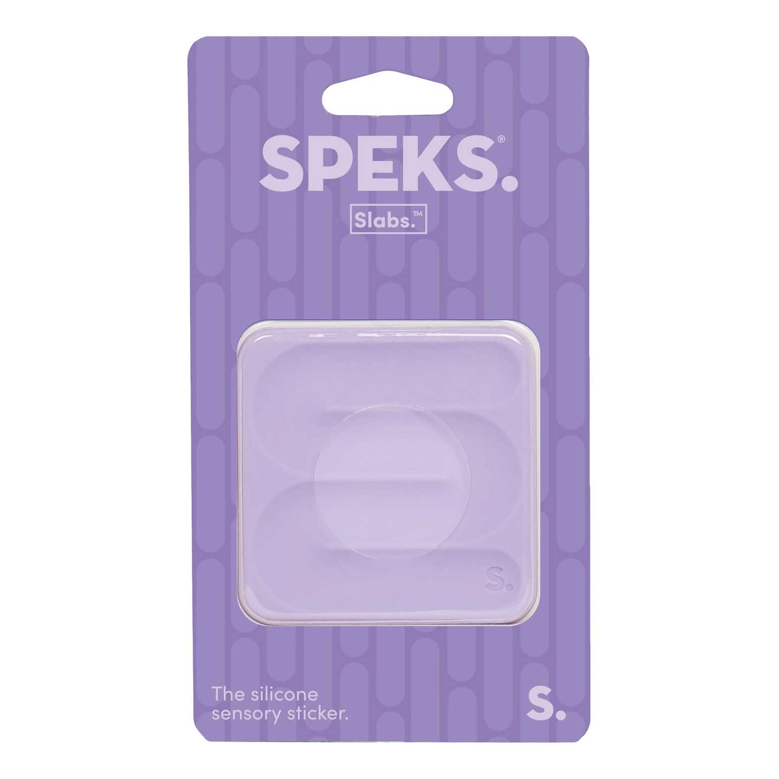 Speks Slabs Square Sensory Sticker - Path Purple