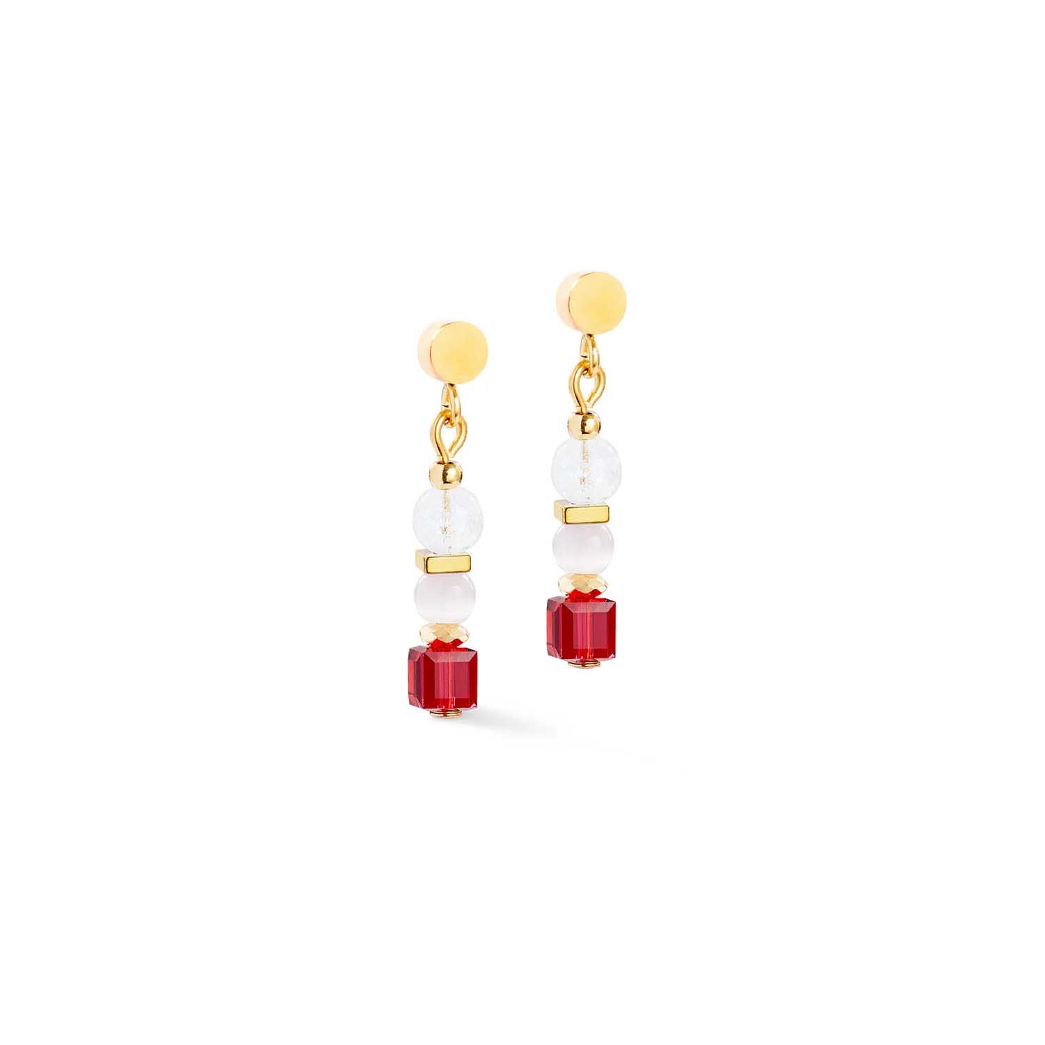 Coeur de Lion Romactic Pink Rock Earrings
