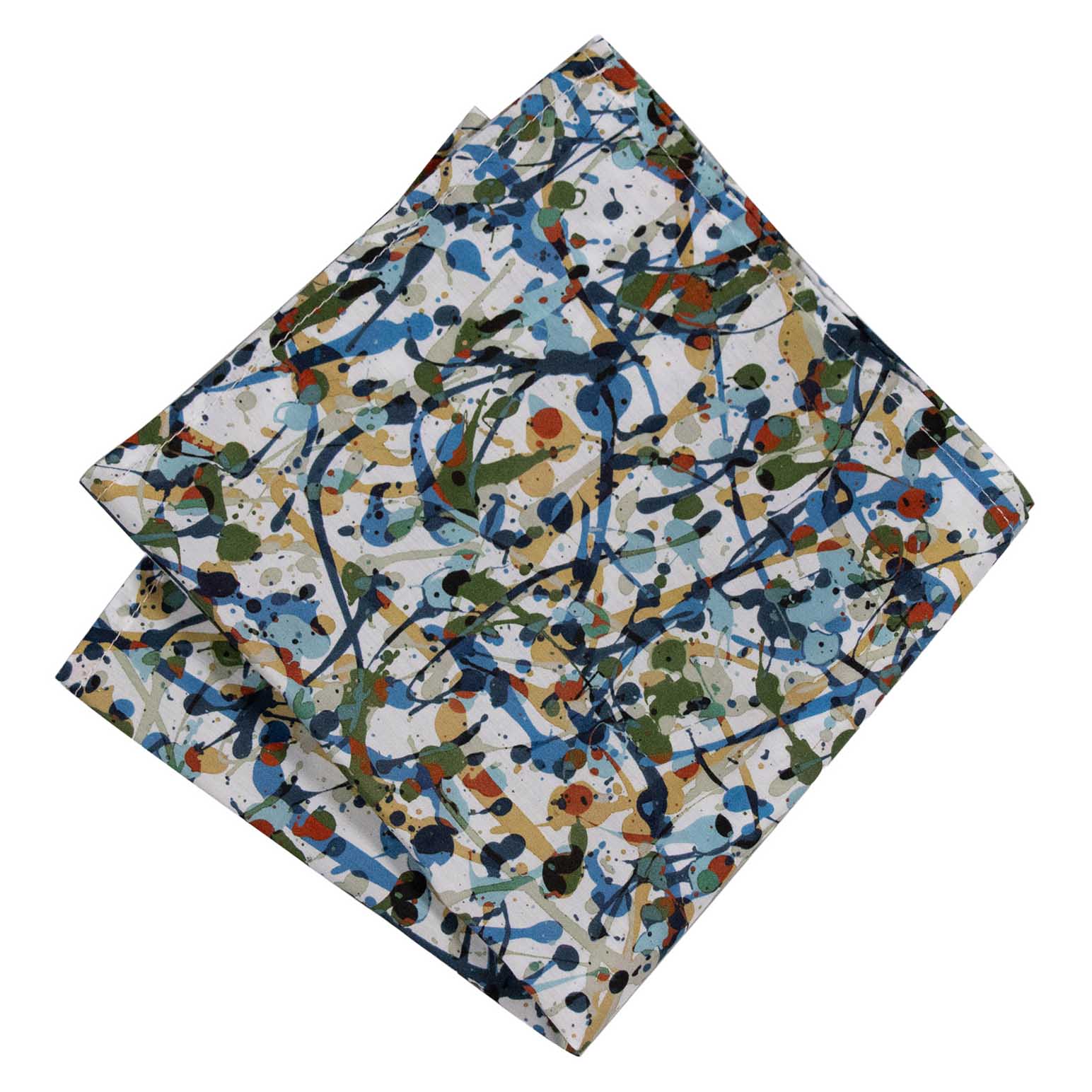 Parisian Club Paint Pocket Square