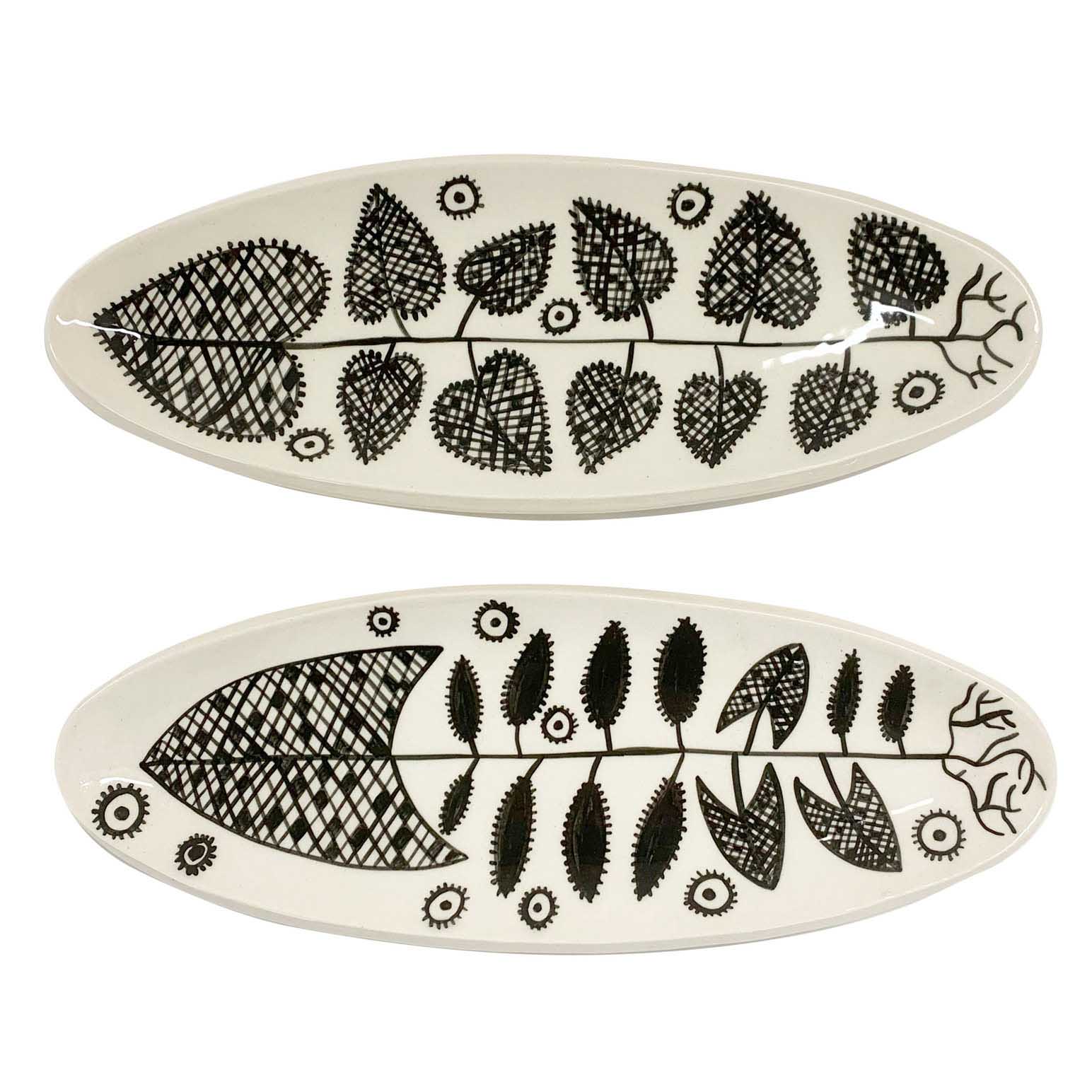 Borrowed Earth Pacific Garden Waka Plate (Assorted Sold Individually)