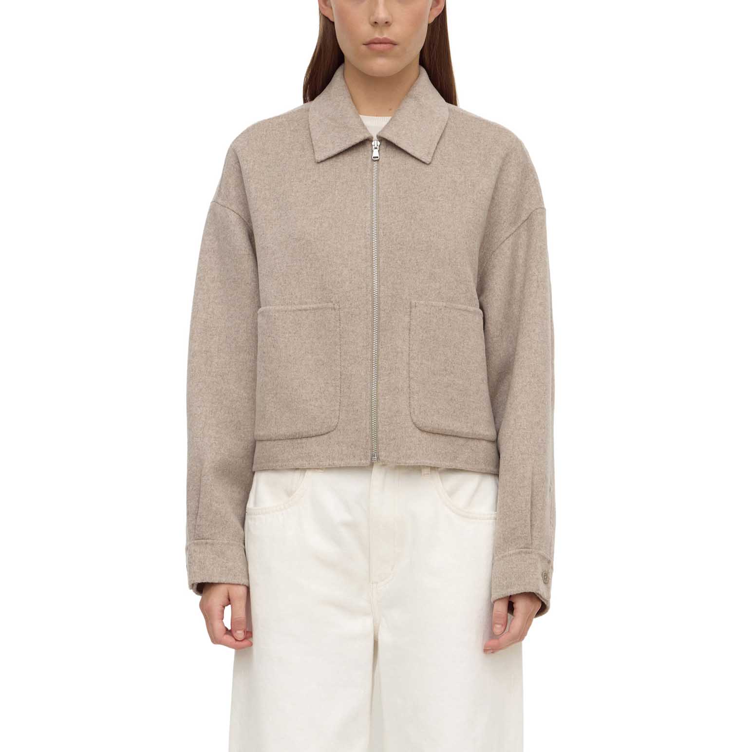 Assembly Label Dallas Wool Jacket Pebble