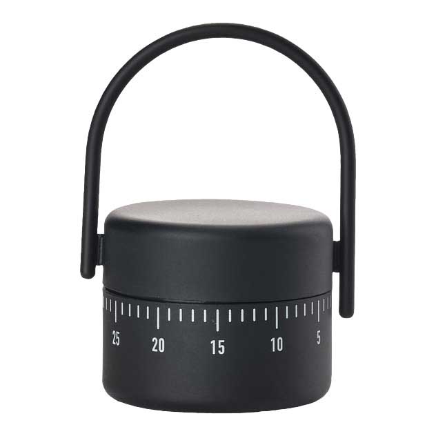Zone Denmark Round Timer - Black