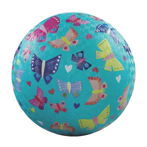 Crocodile Creek 7" Playground Ball - Butterfly Rainbow