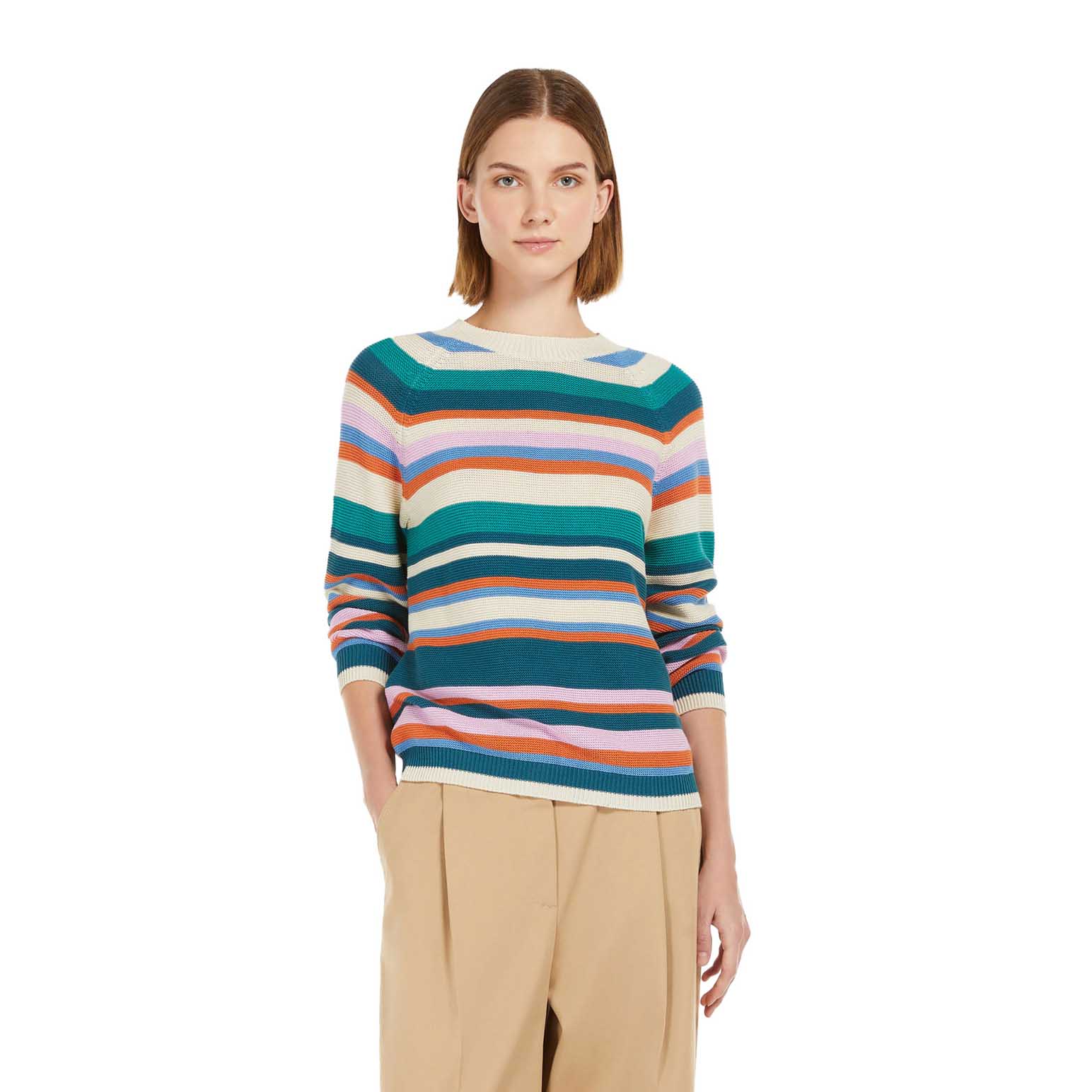 Weekend Max Mara Linz Cotton Yarn Sweater
