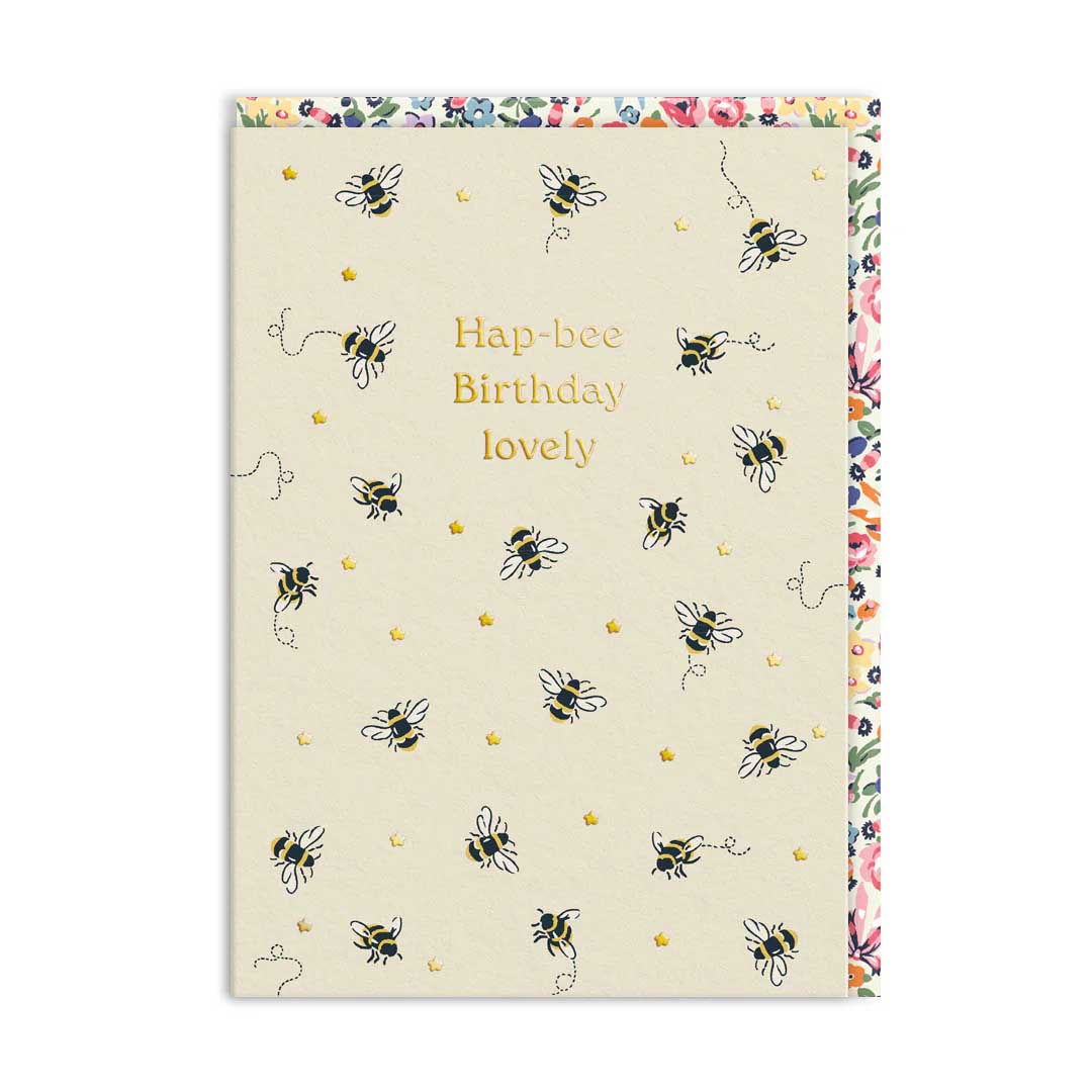 Cath Kidston Birthday Hap-Bee Bees Card