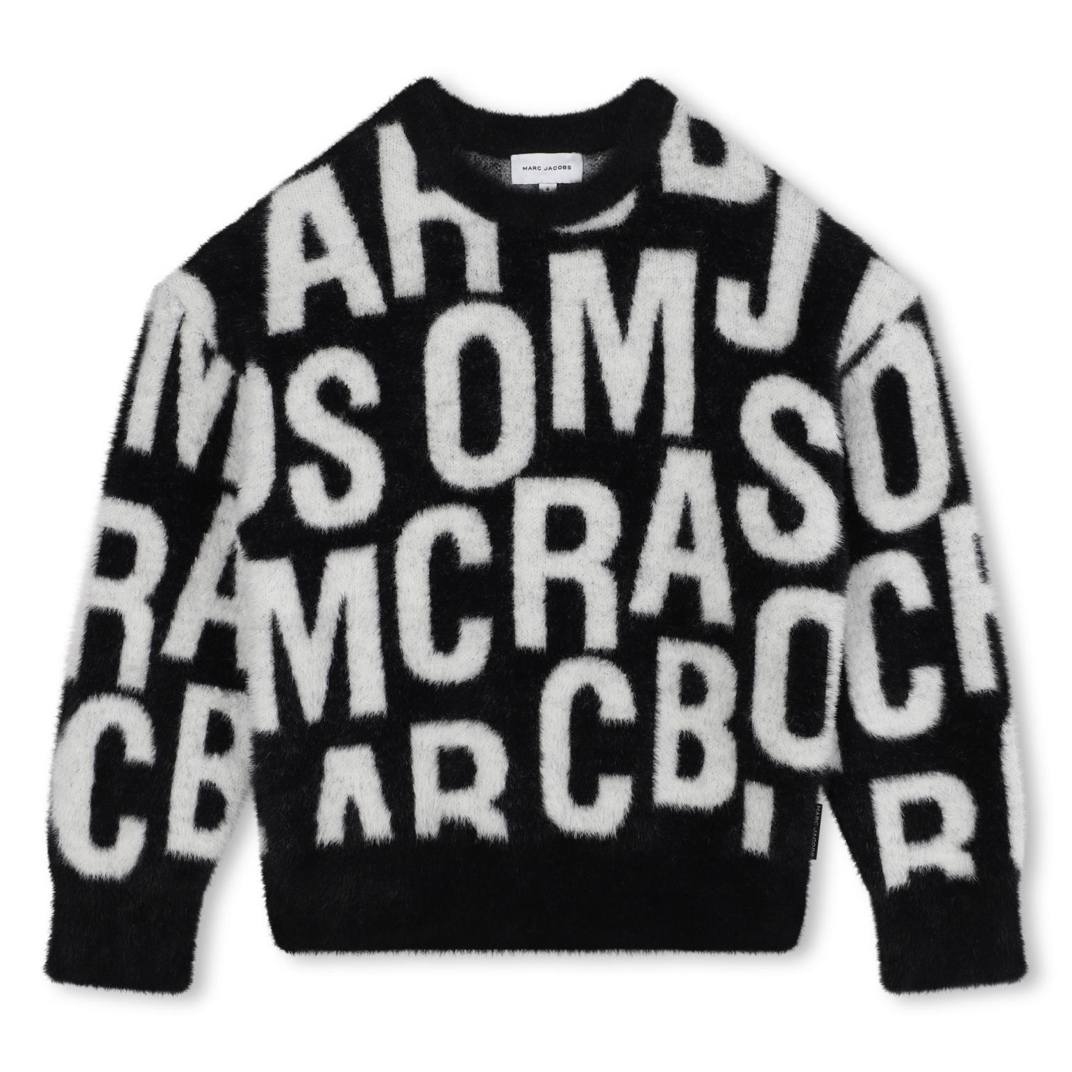 MARC JACOBS Jumbled Logo Jumper 3Y - 6Y