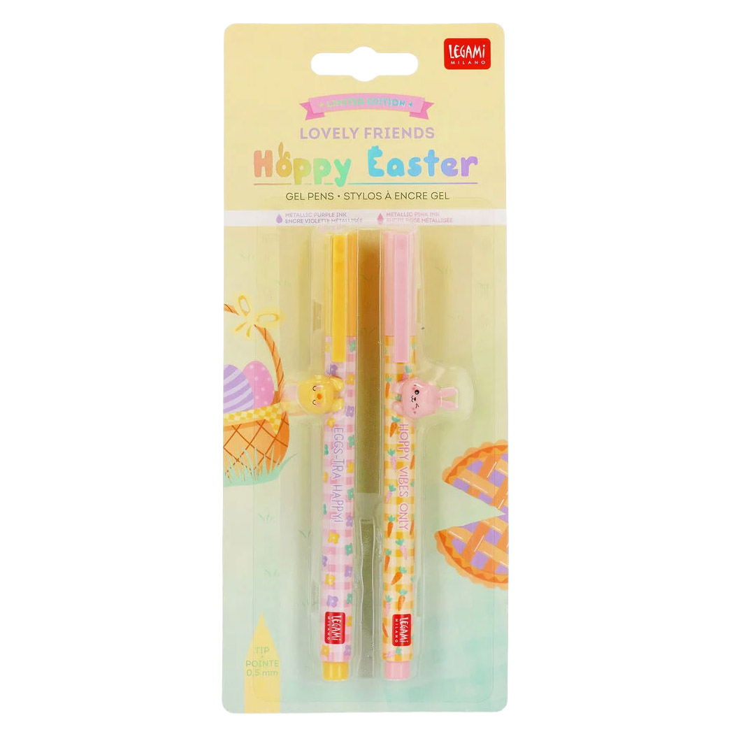 Legami Hoppy Easter Erasable Gel Pens Set of 2