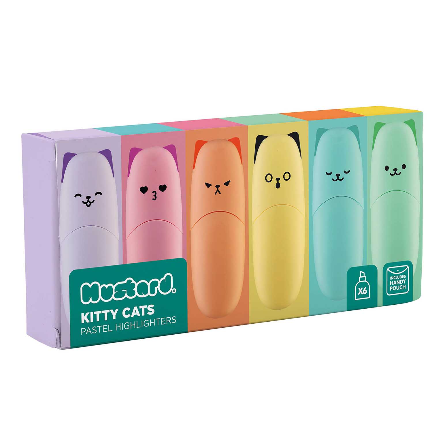 Mustard Kitty Cats Highlighters