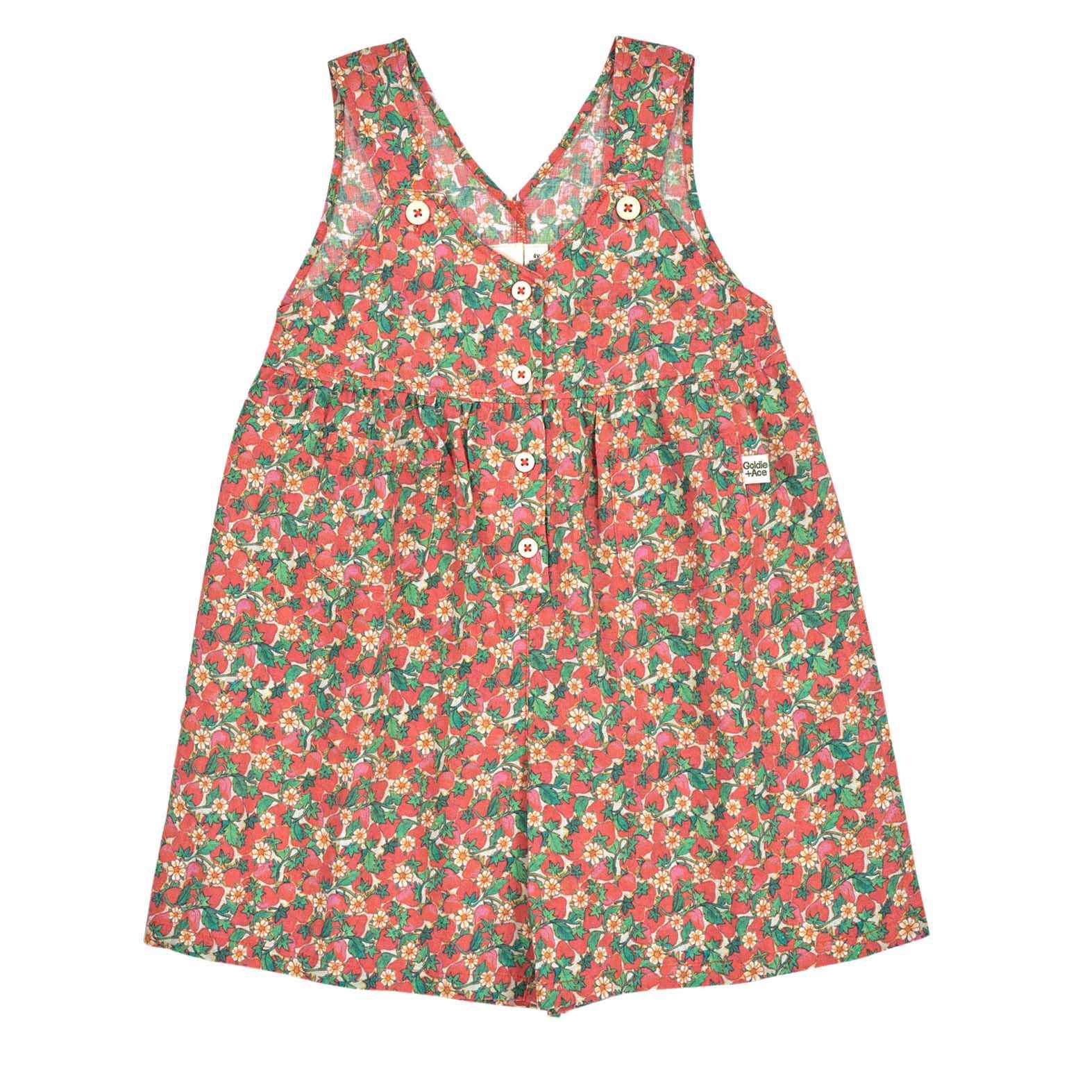 Goldie + Ace Sara Strawberry Shortall 3-5Y