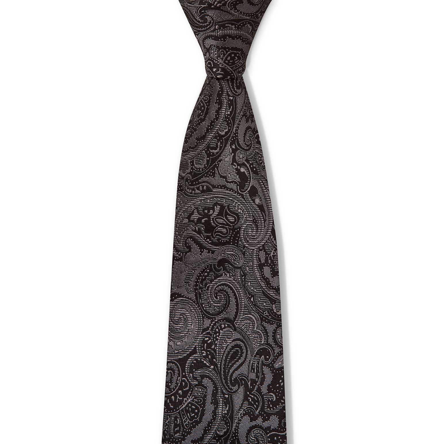 Joe Black Jb Tonal Paisley 7.5Cm Tie