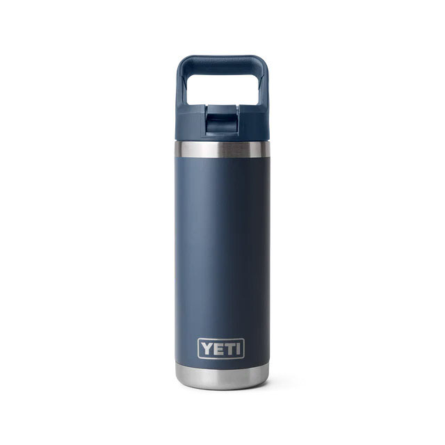 YETI Rambler® 18oz (530ml) Insulated Water Bottle with Colour-Matched Straw
