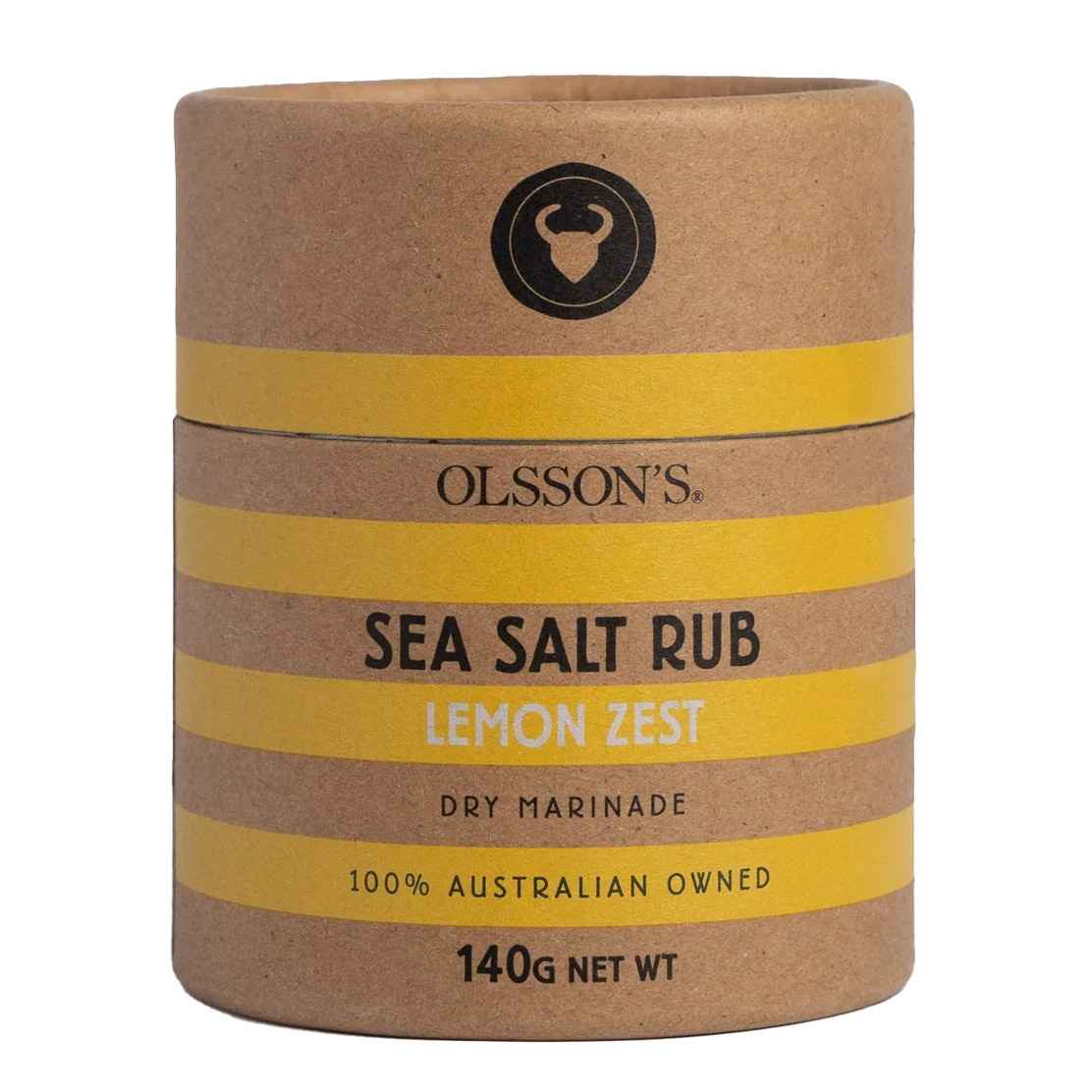 Olsson’s Lemon Zest Sea Salt Rub 140g