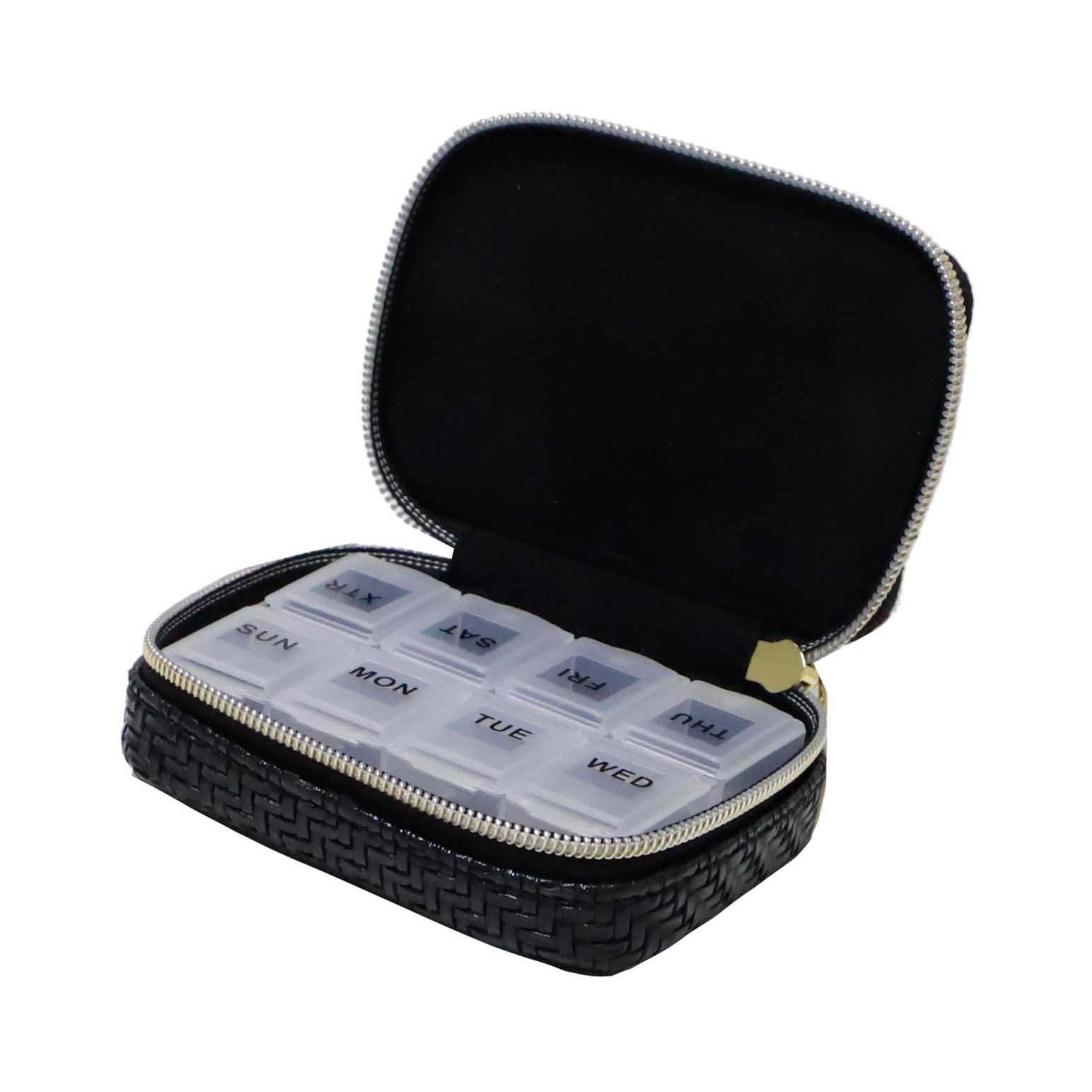 Tonic Herringbone Pill Box Licorice