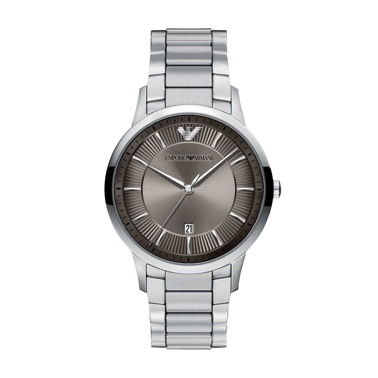 Emporio Armani Archetipo Three-Hand Date Stainless Steel Watch
