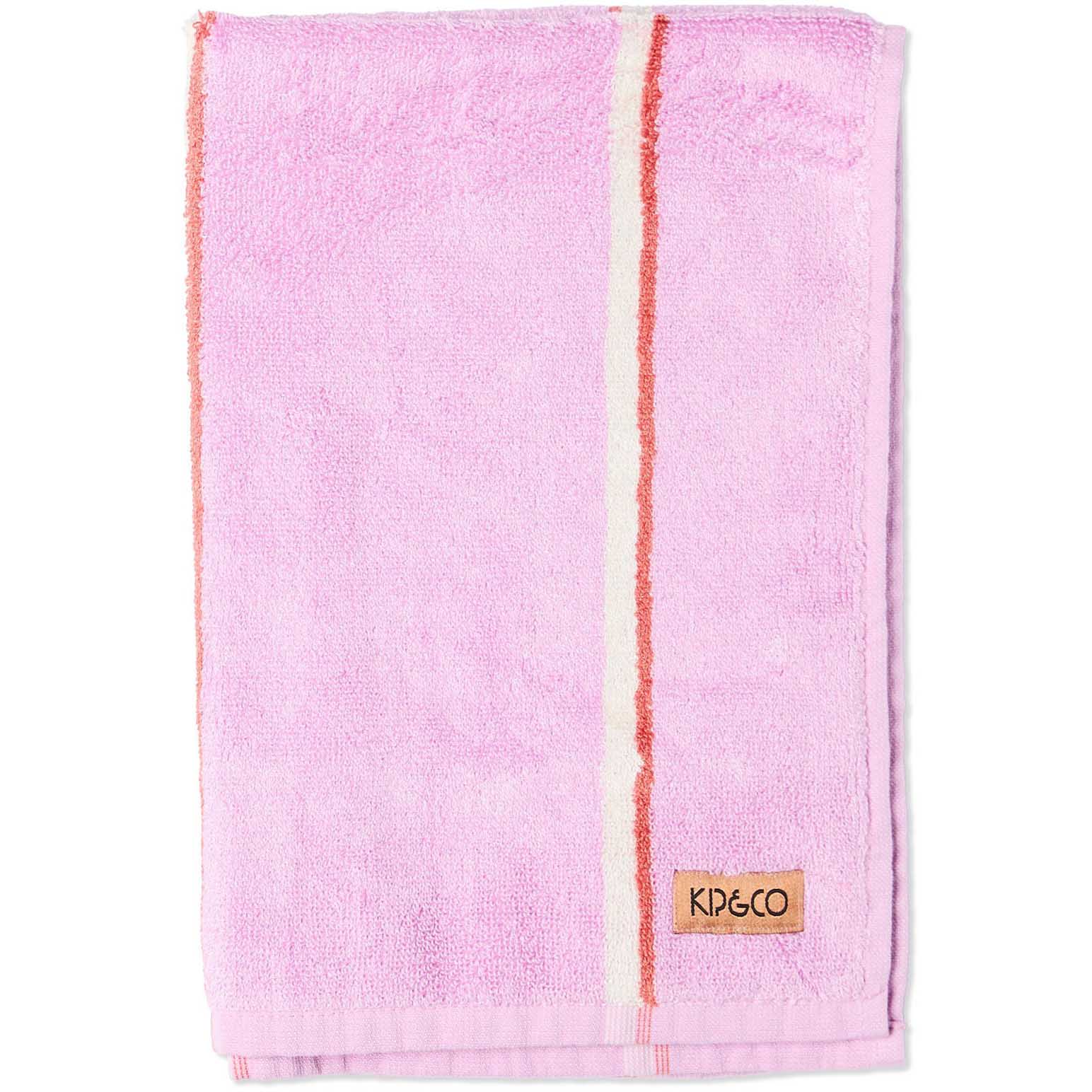 Kip&Co Lavender Field Stripe Bamboo Terry Hand Towel