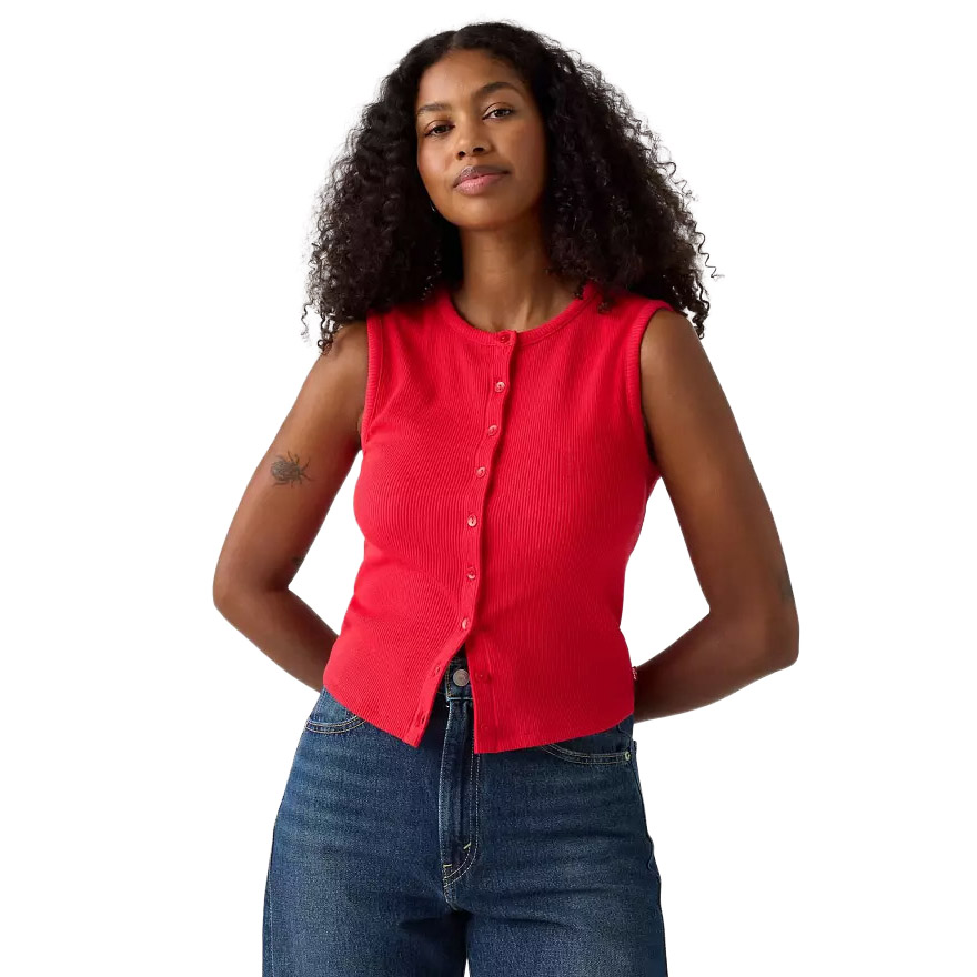 Levi's Rory SL Button Up True Red