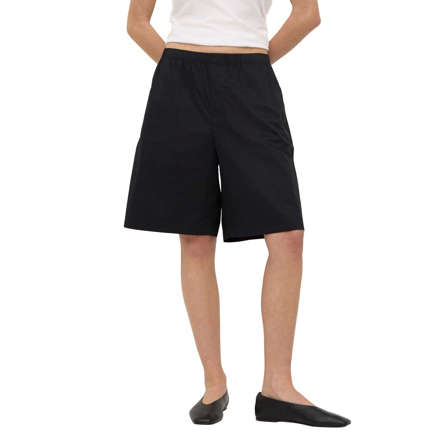 Assembly Label Riley Poplin Short Black
