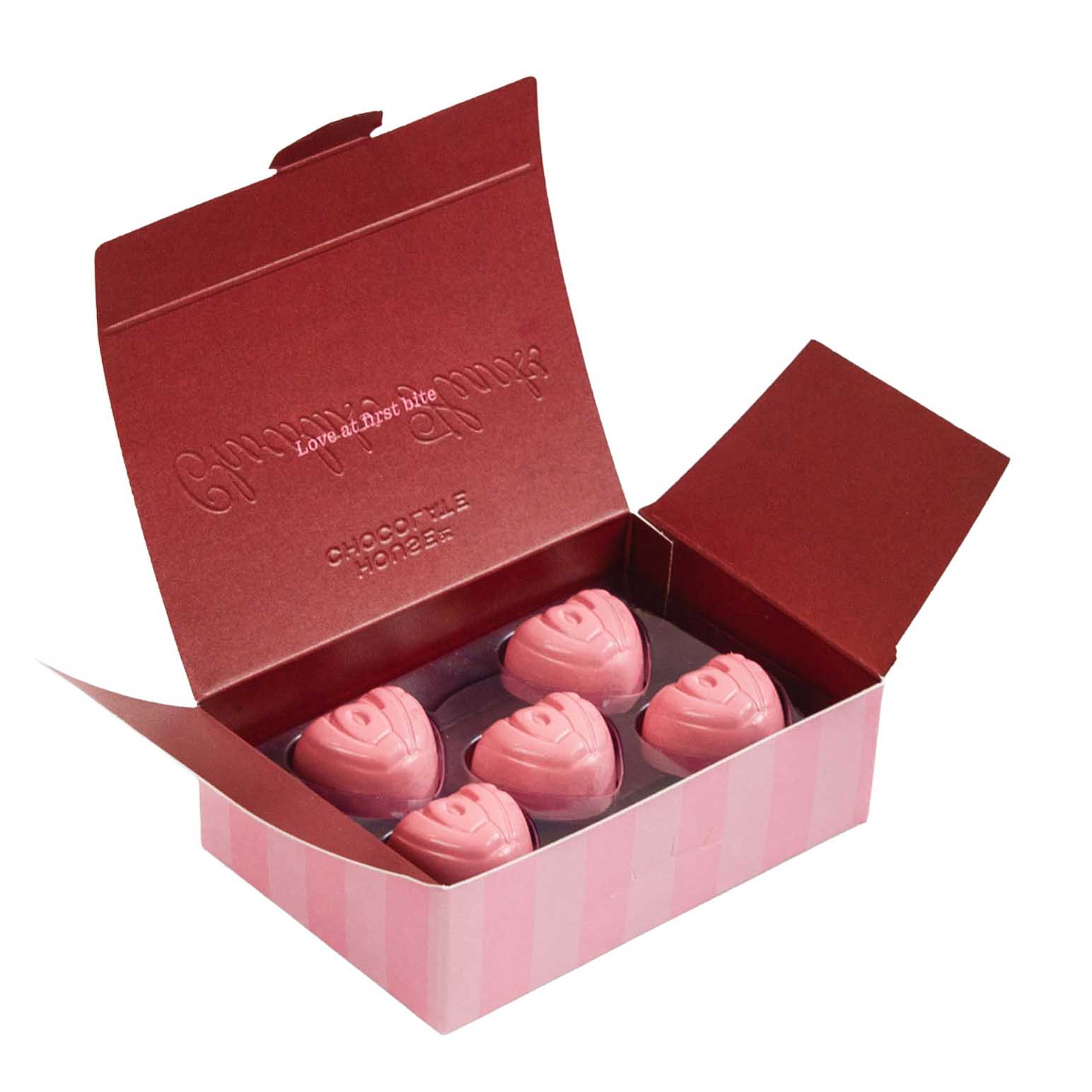 House of Chocolate 'Chocolate Hearts' Jelly Tip Milk Chocolate Bonbons