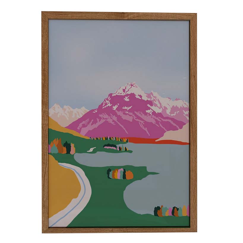 West Moor Design Mount Cook (A4 Unframed Print)